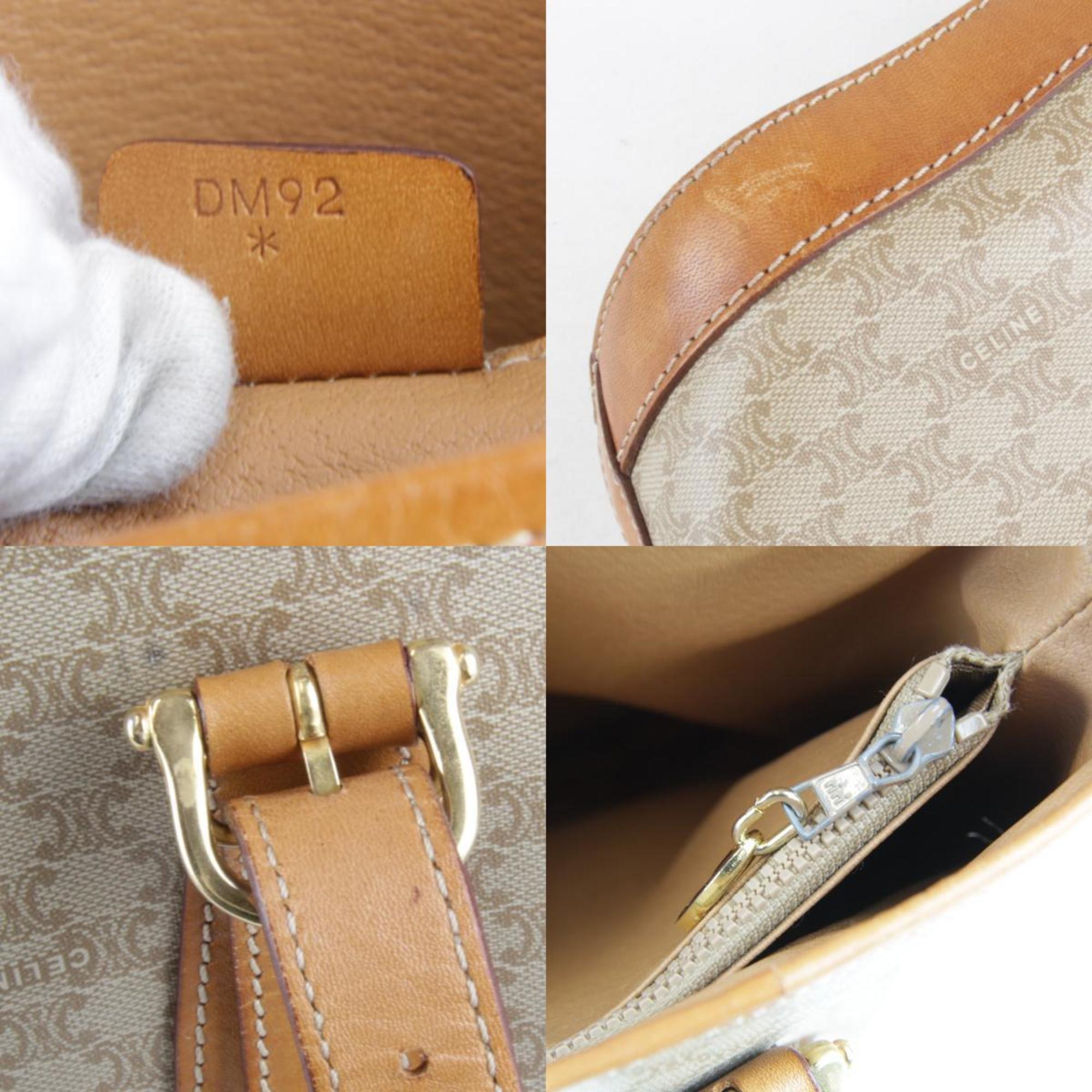 Celine Macadam Beige Pvc Tote Bag (Pre-Owned)