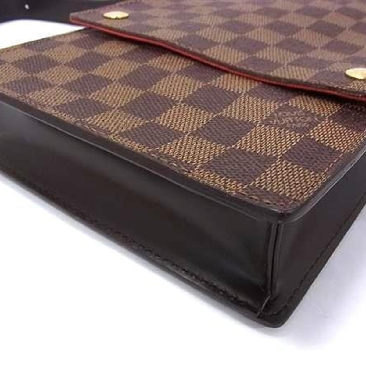 Louis Vuitton Brown Ebene Pvc Leather Shoulder Bag (Pre-Owned)