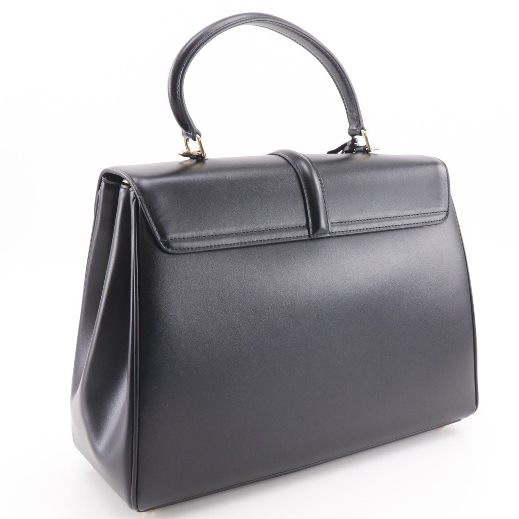 Celine Black Leather Handbag (Pre-Owned)