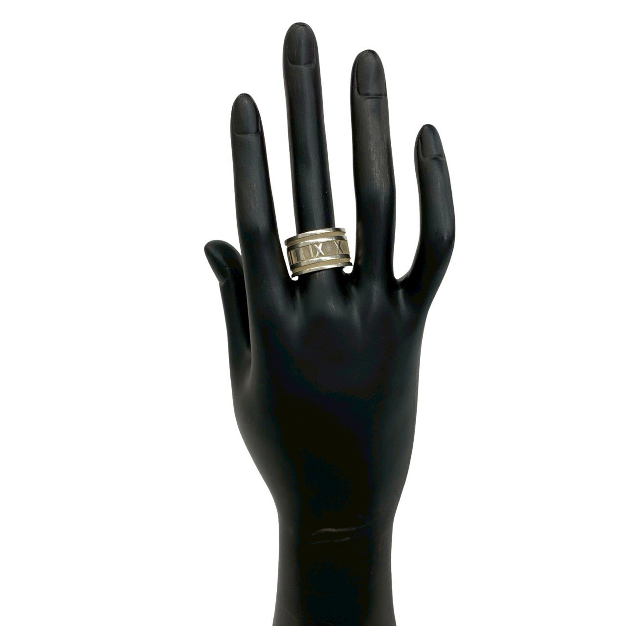 Tiffany Silver Silver 925 Band Ring (Pre-Owned)