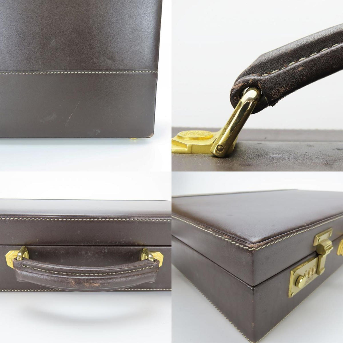 Loewe Beige Brown Leather Handbag (Pre-Owned)
