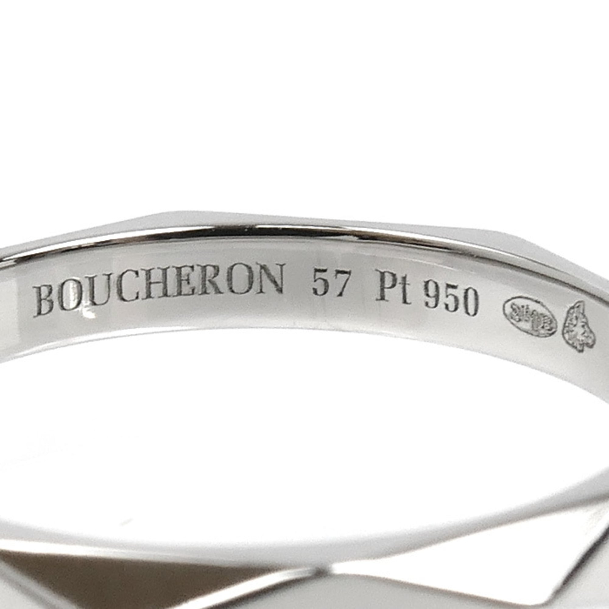 Boucheron Platinum 950 Band Ring (Pre-Owned)