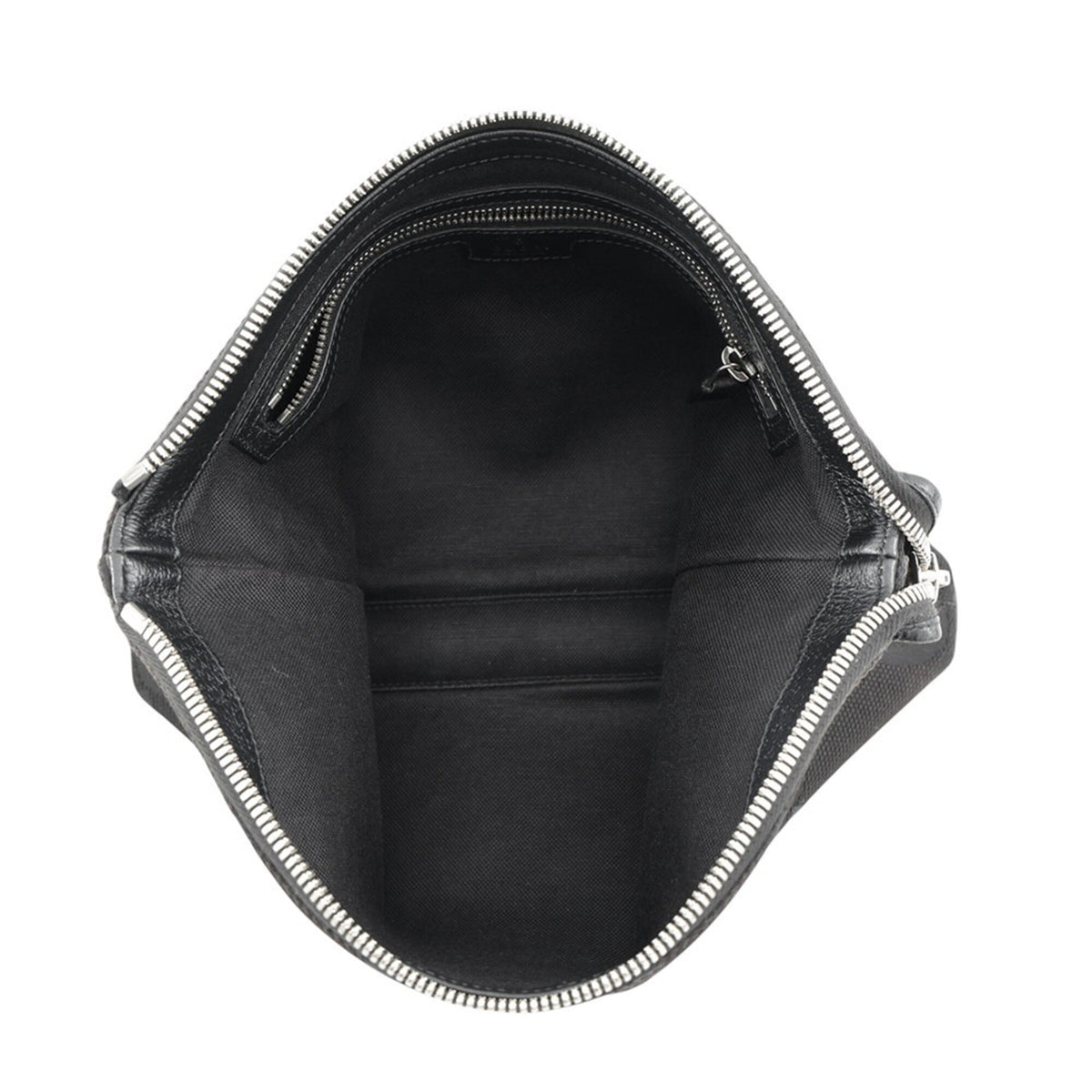 Gucci Black Canvas Handbag Messenger Bag Shoulder Bag (Pre-Owned)