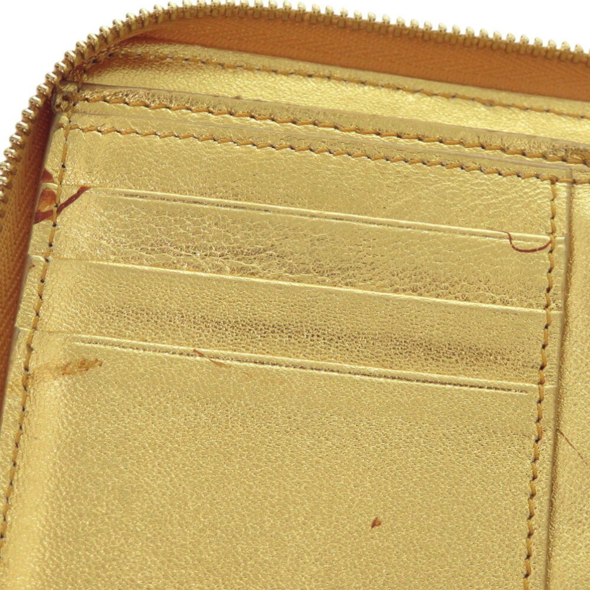 Celine Gold Yellow Leather Wallet (Bi-Fold) (Pre-Owned)