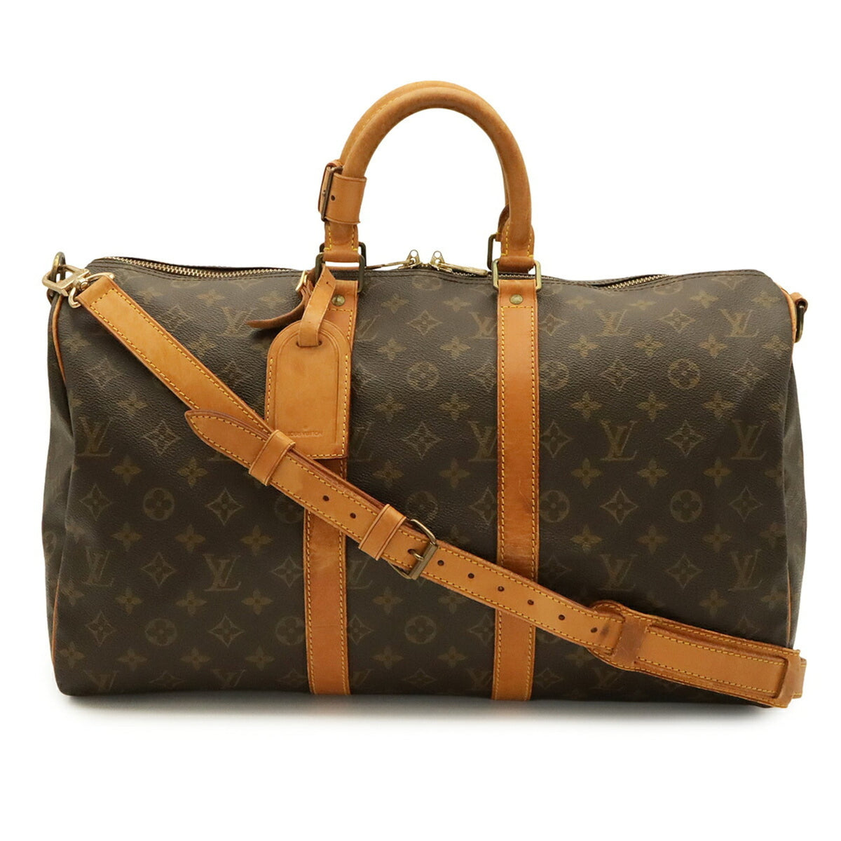 Louis Vuitton Brown Monogram Monogram Boston Bag Handbag Shoulder Bag (Pre-Owned)