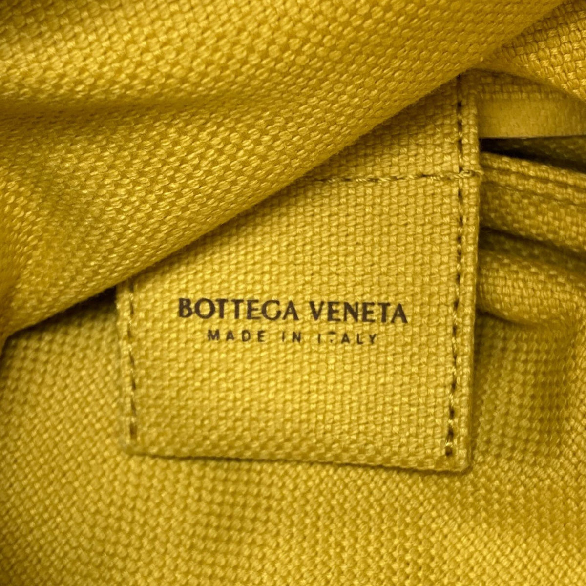 Bottega Veneta Yellow Rubber Backpack (Pre-Owned)