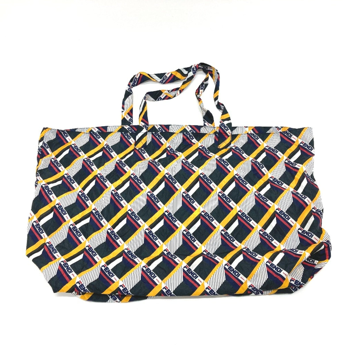 Fendi White Leather Tote Bag (Pre-Owned)