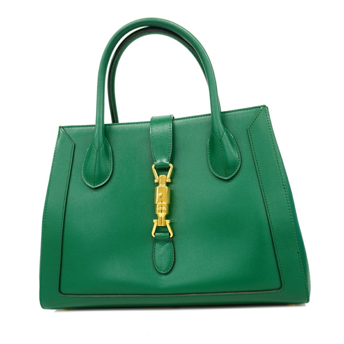 Gucci Green Leather Handbag (Pre-Owned)
