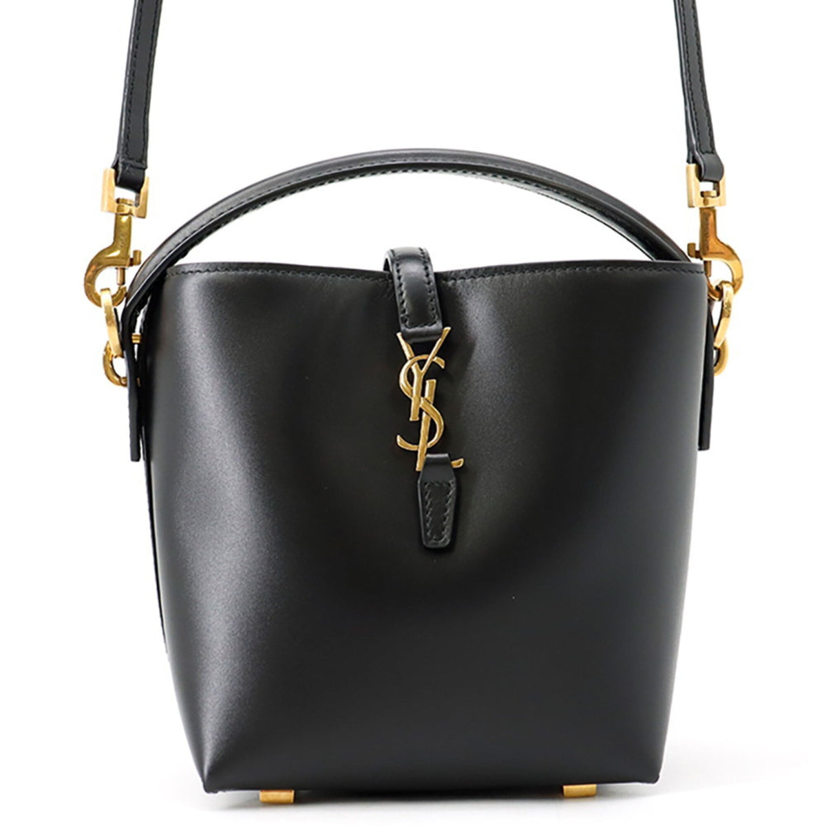 Yves Saint Laurent Black Leather Handbag (Pre-Owned)