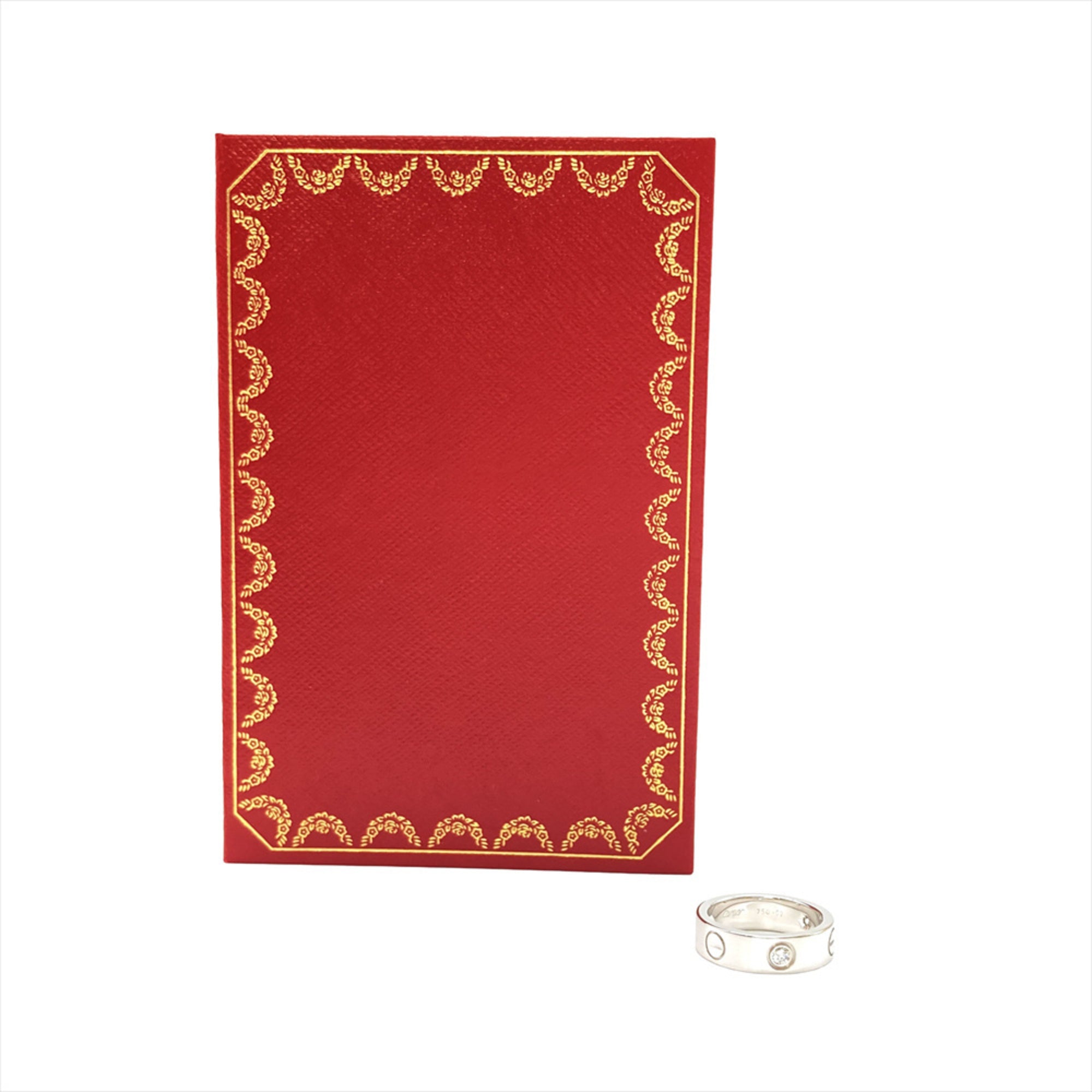 Cartier Love White Gold (18K) Band Ring (Pre-Owned)