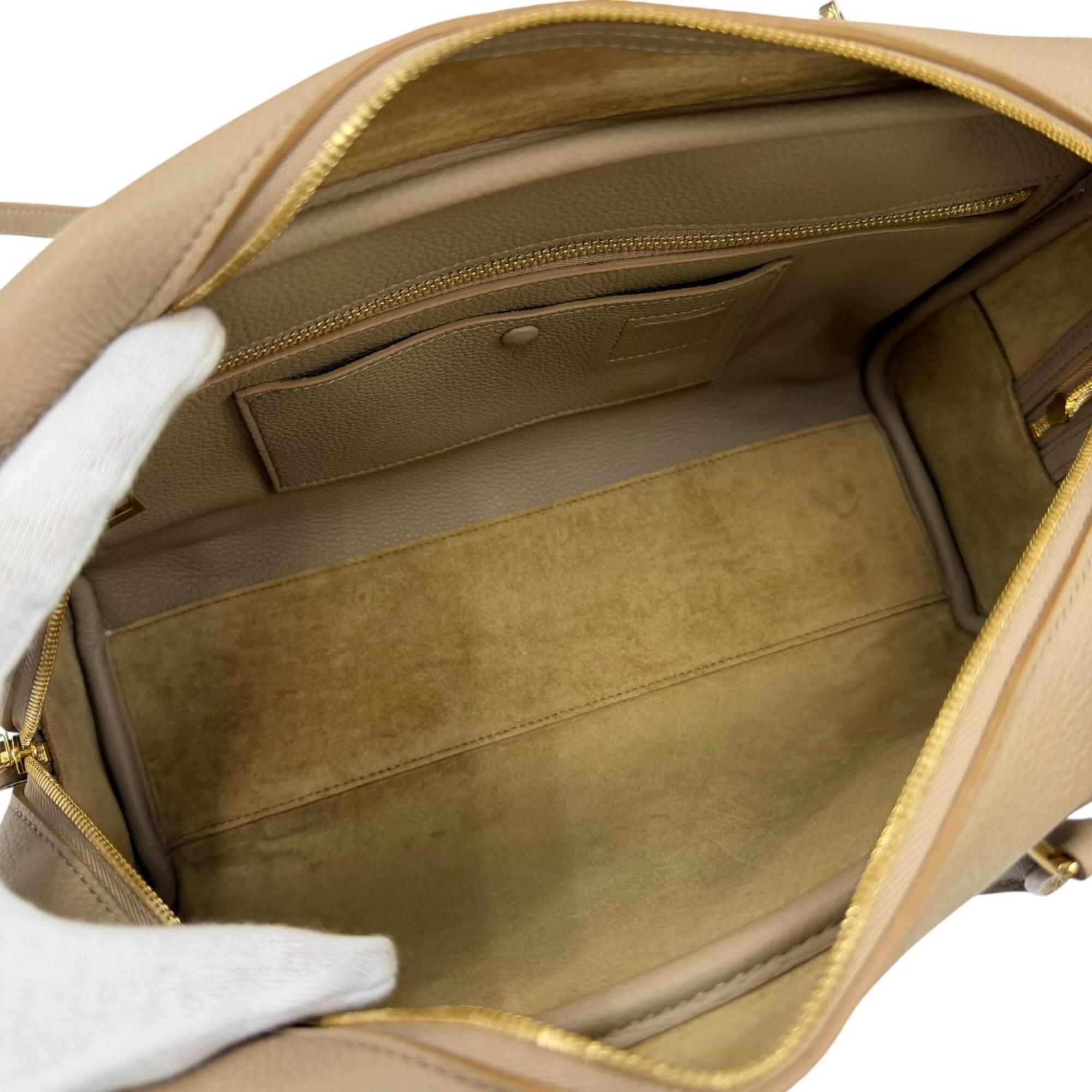 Loewe Beige Handbag Shoulder Bag (Pre-Owned)