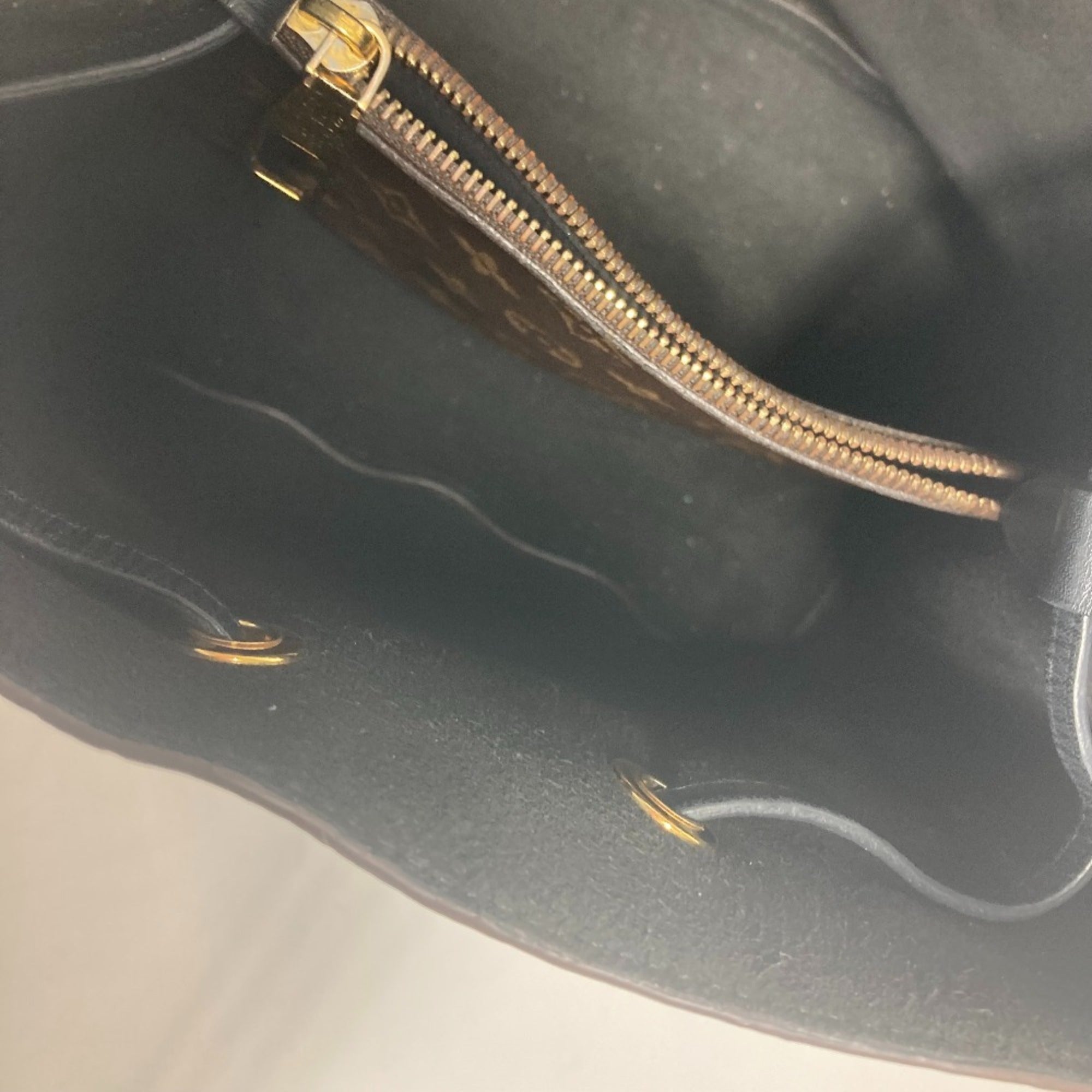 Louis Vuitton Black Brown Noir Monogram Shoulder Bag (Pre-Owned)