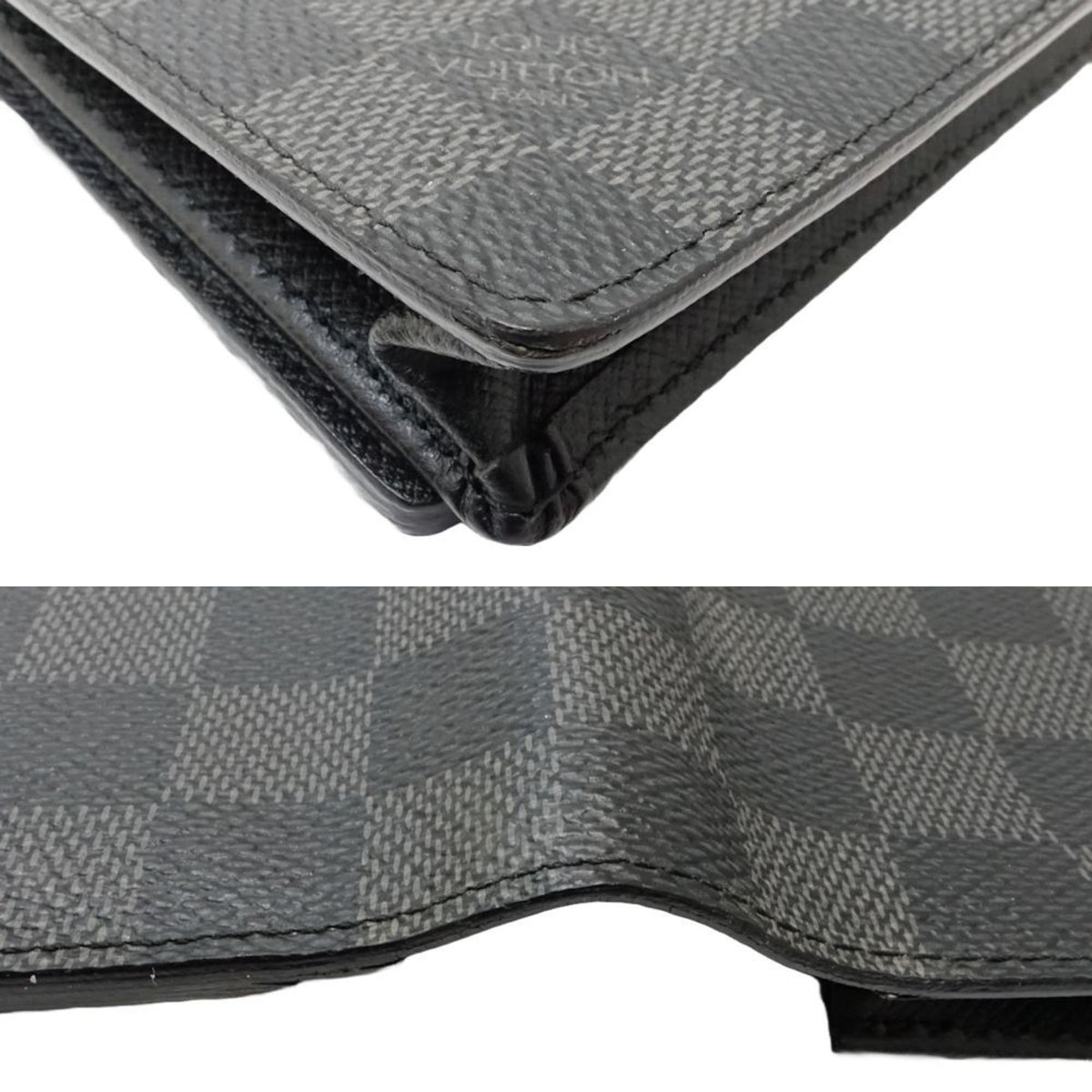 Louis Vuitton Black Canvas Coin Purse/Coin Case (Pre-Owned)