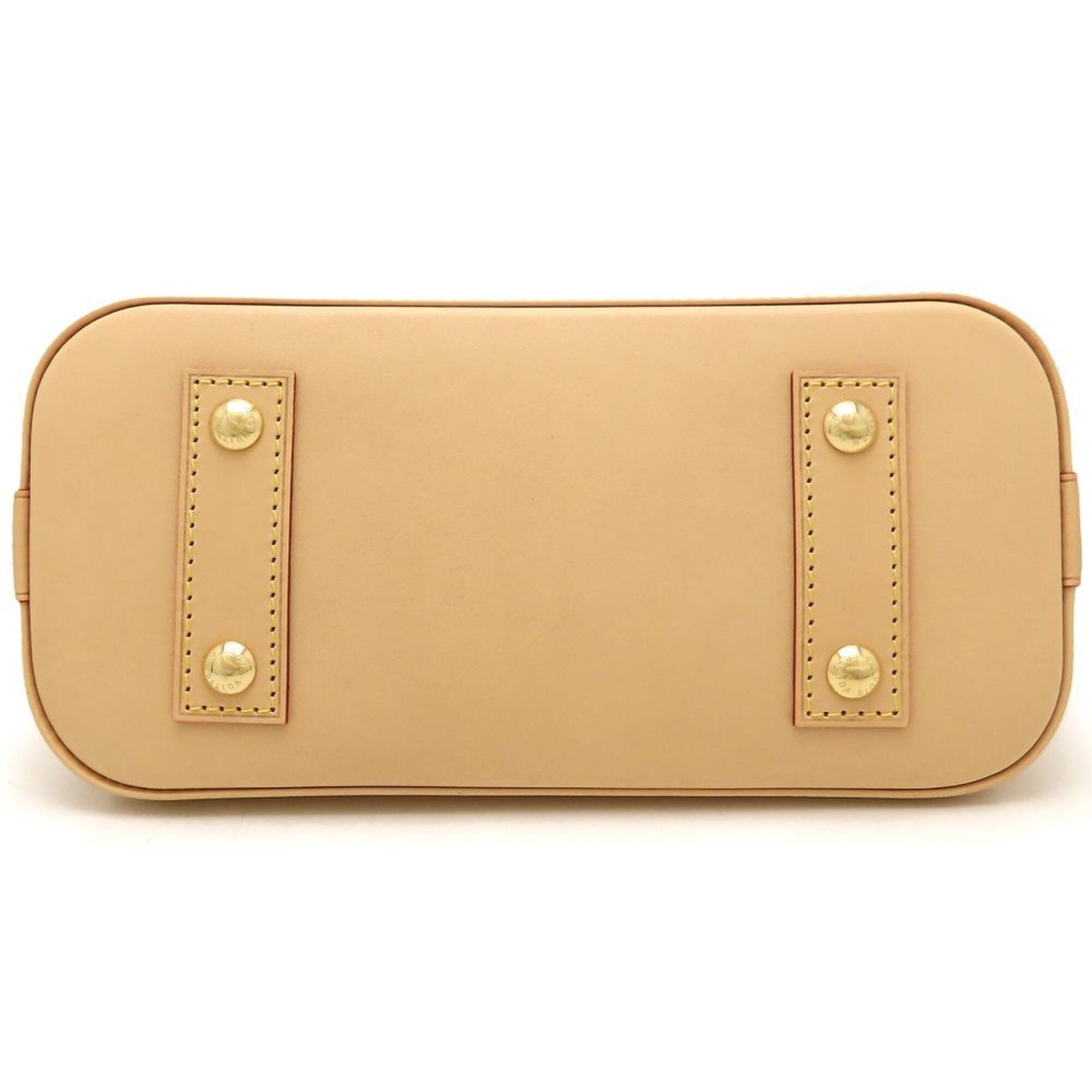 Louis Vuitton Beige Coated Canvas Handbag (Pre-Owned)