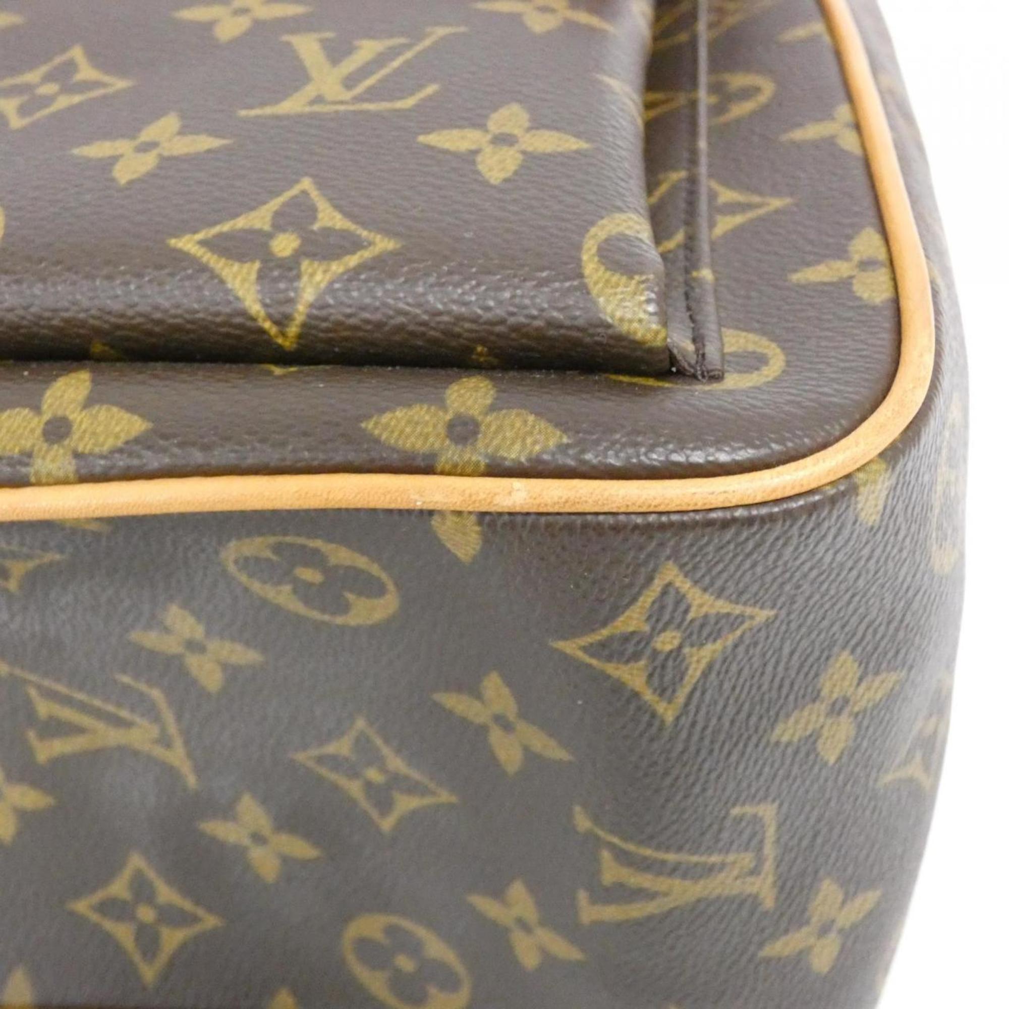 Louis Vuitton Monogram Marron Coated Canvas Handbag (Pre-Owned)