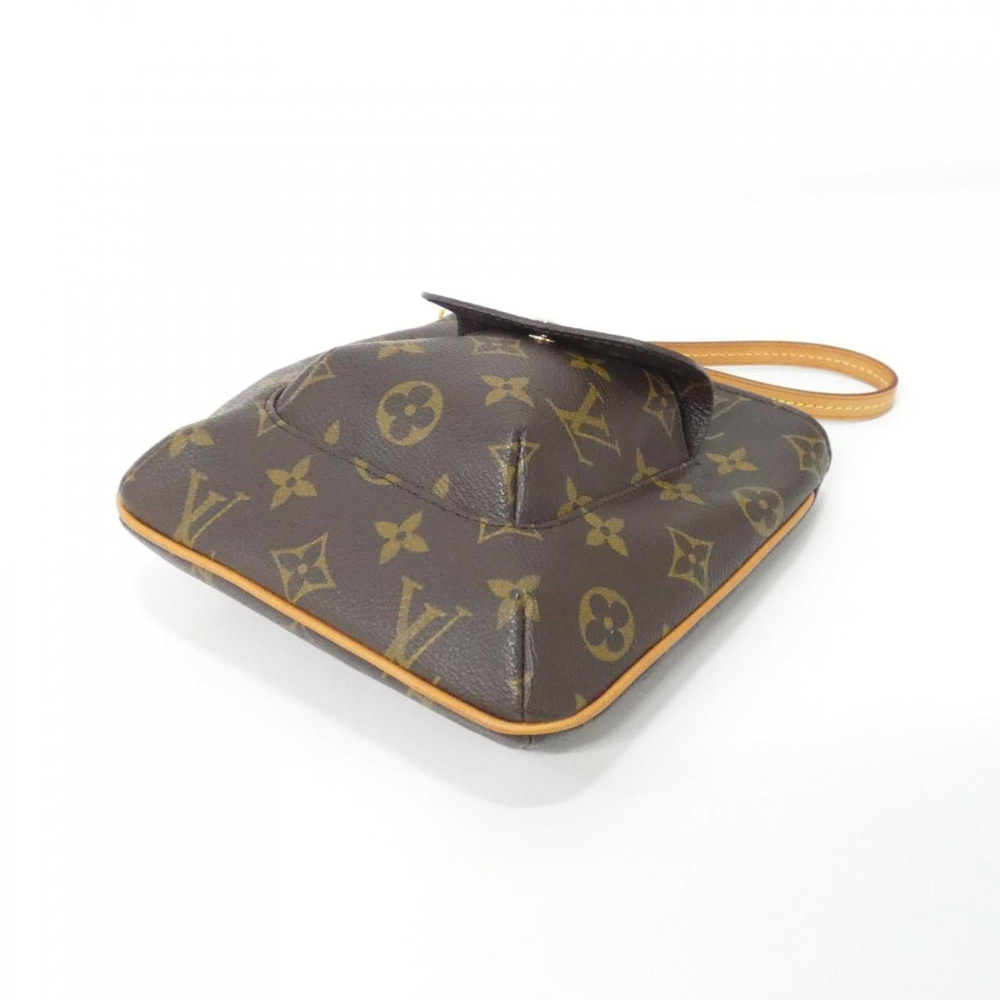 Louis Vuitton Marron Coated Canvas Handbag (Pre-Owned)