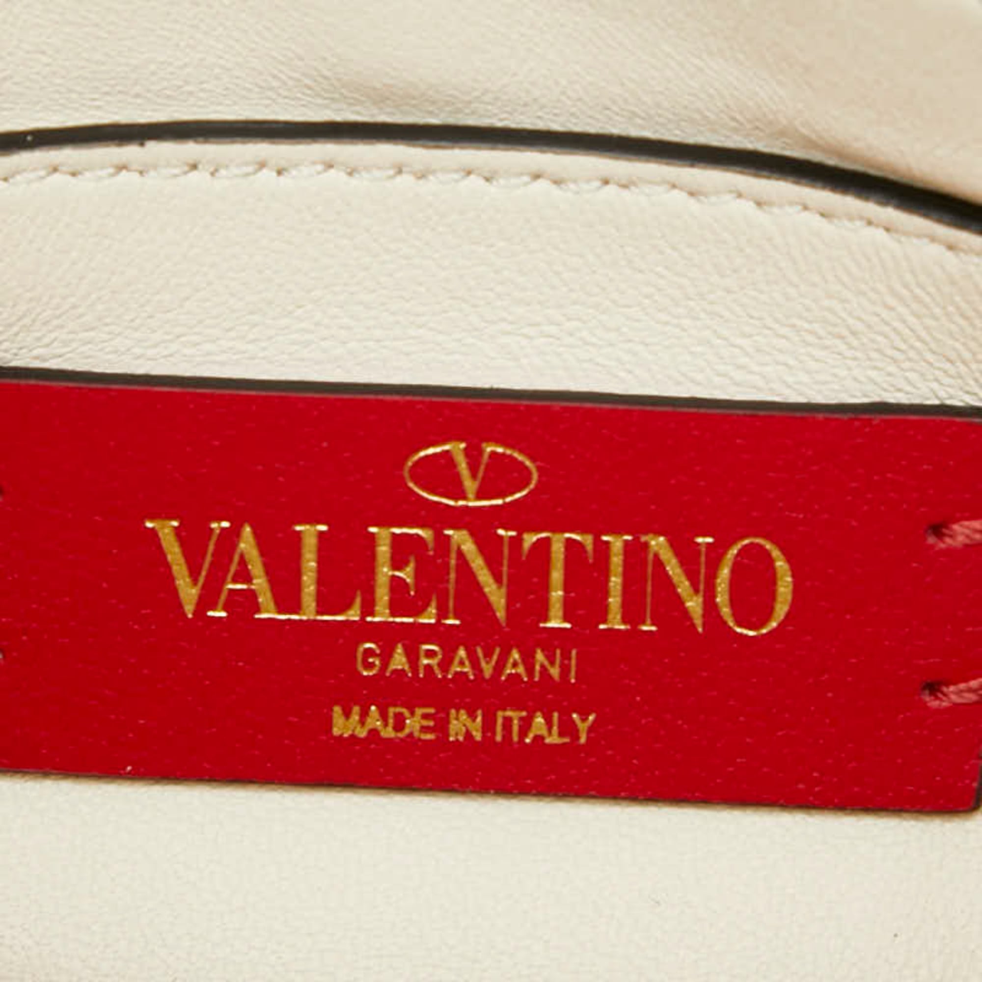 Valentino Ivory White Leather Shoulder Bag (Pre-Owned)