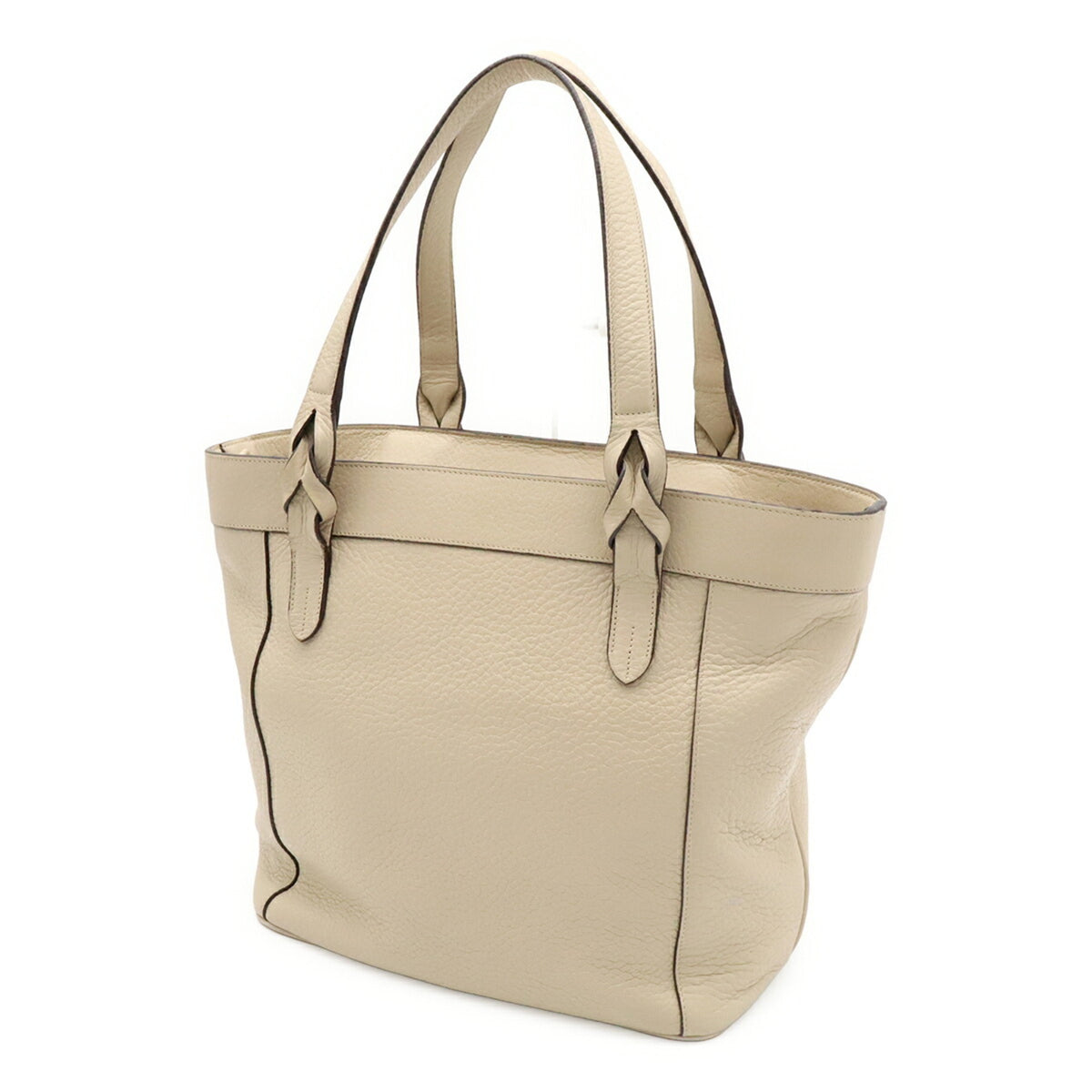Loewe Light Beige Leather Handbag Tote Bag (Pre-Owned)