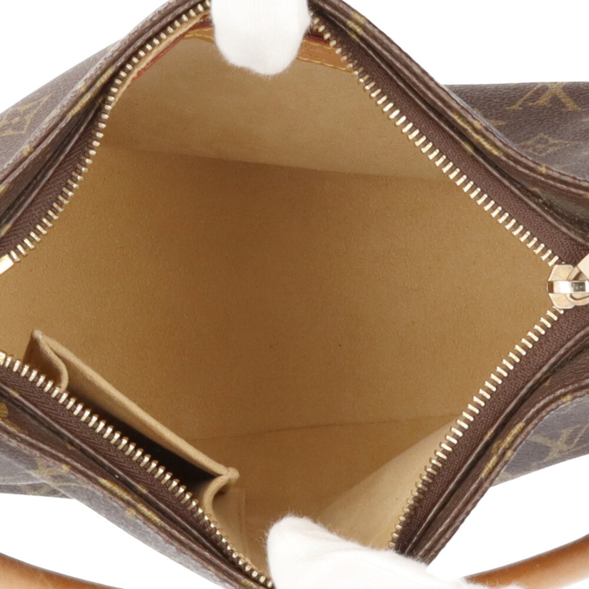 Louis Vuitton Brown Monogram Canvas Handbag (Pre-Owned)