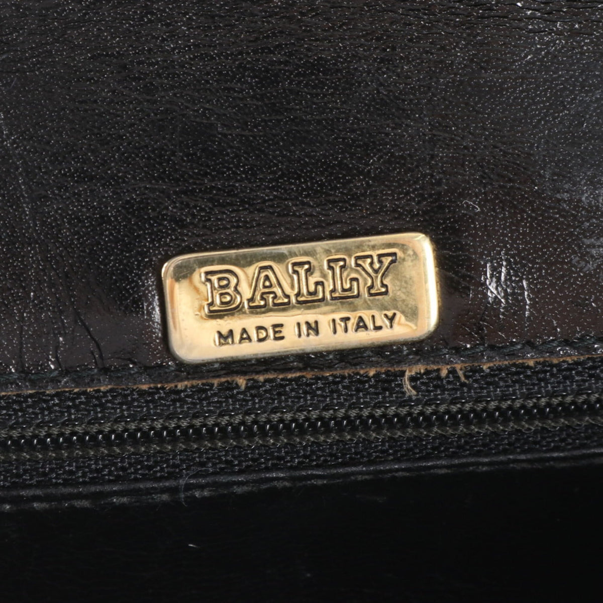 Bally Black Leather Handbag (Pre-Owned)