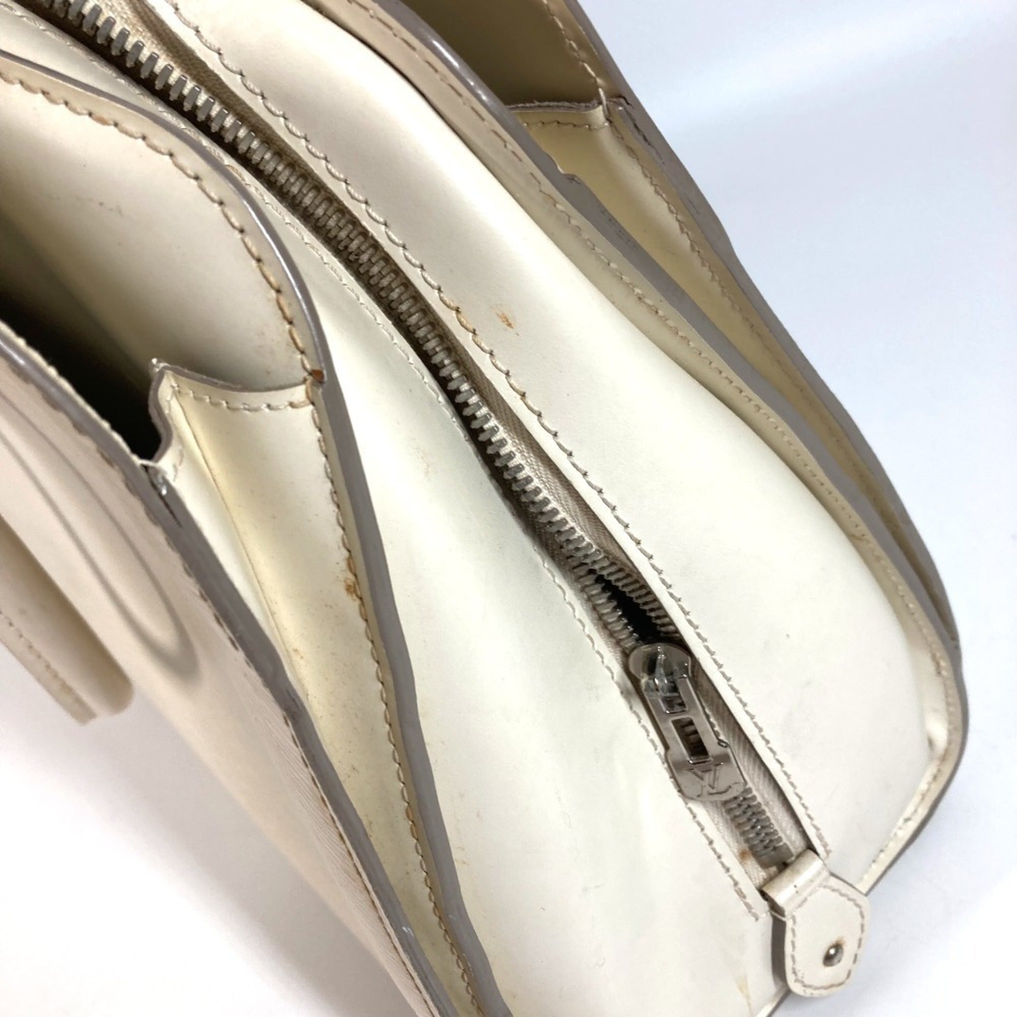 Louis Vuitton Lv Off White White Epi Leather Boston Bag Handbag Shoulder Bag (Pre-Owned)