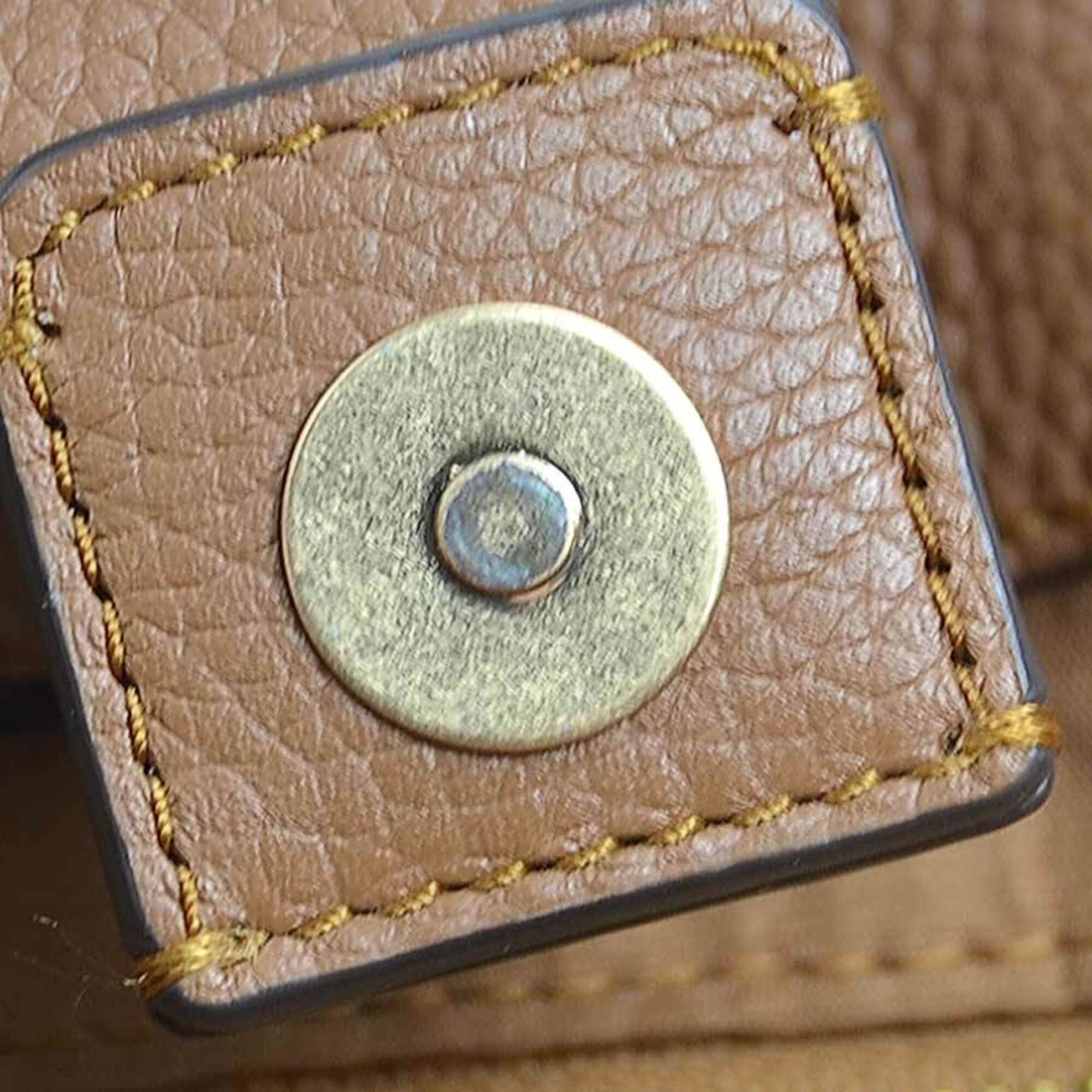 Tory Burch Brown Leather Shoulder Bag (Pre-Owned)