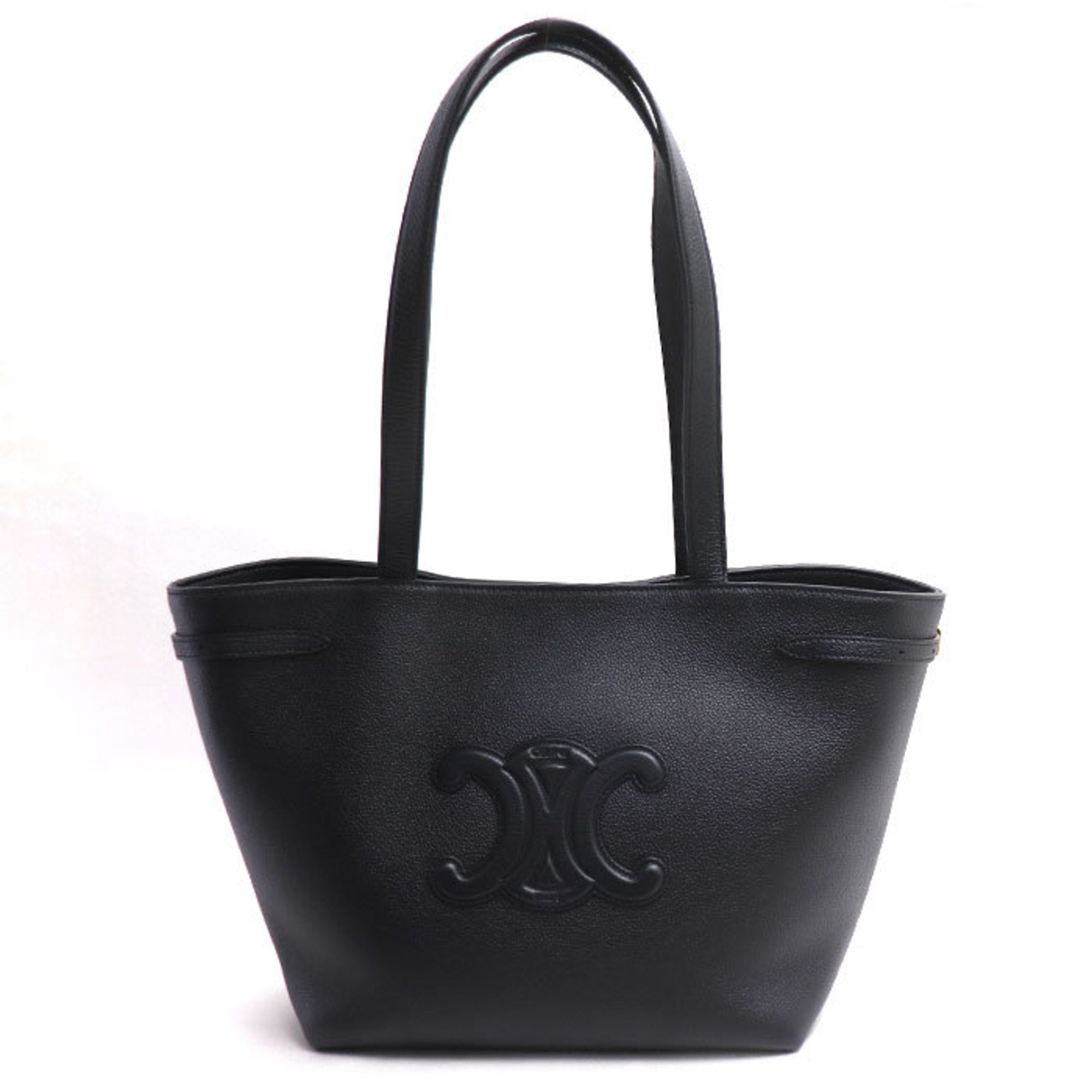 Celine Black Leather Tote Bag (Pre-Owned)