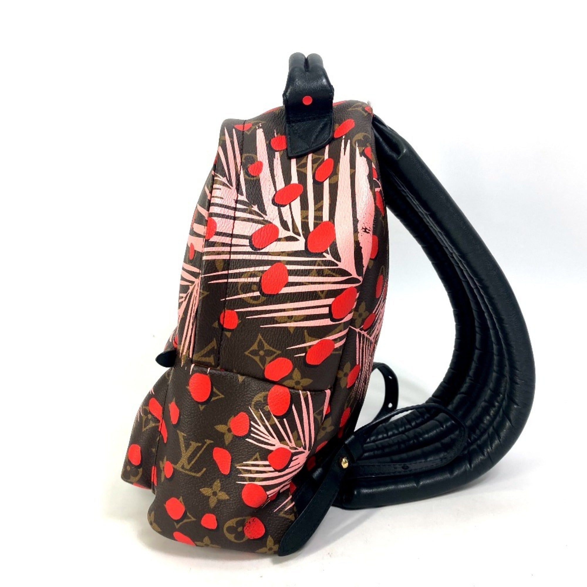 Louis Vuitton Brown Pink Red Color Monogram Backpack (Pre-Owned)