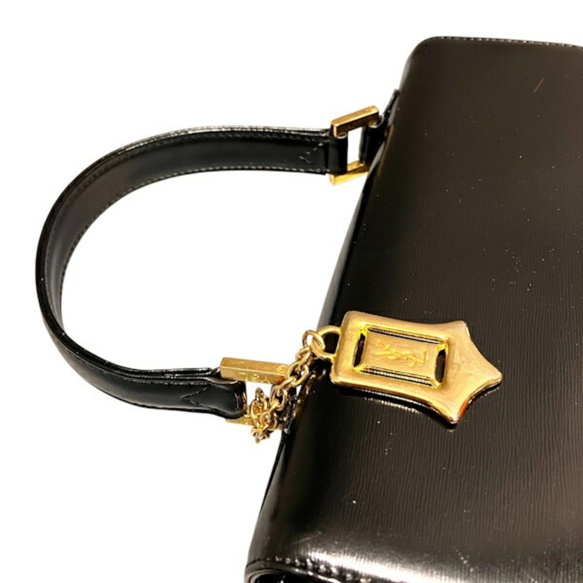 Yves Saint Laurent Black Leather Handbag (Pre-Owned)