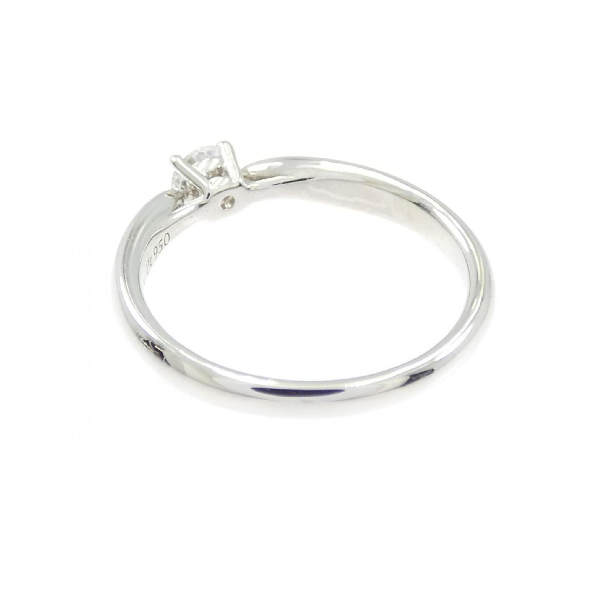 Tiffany Platinum Platinum 950 Band Ring (Pre-Owned)
