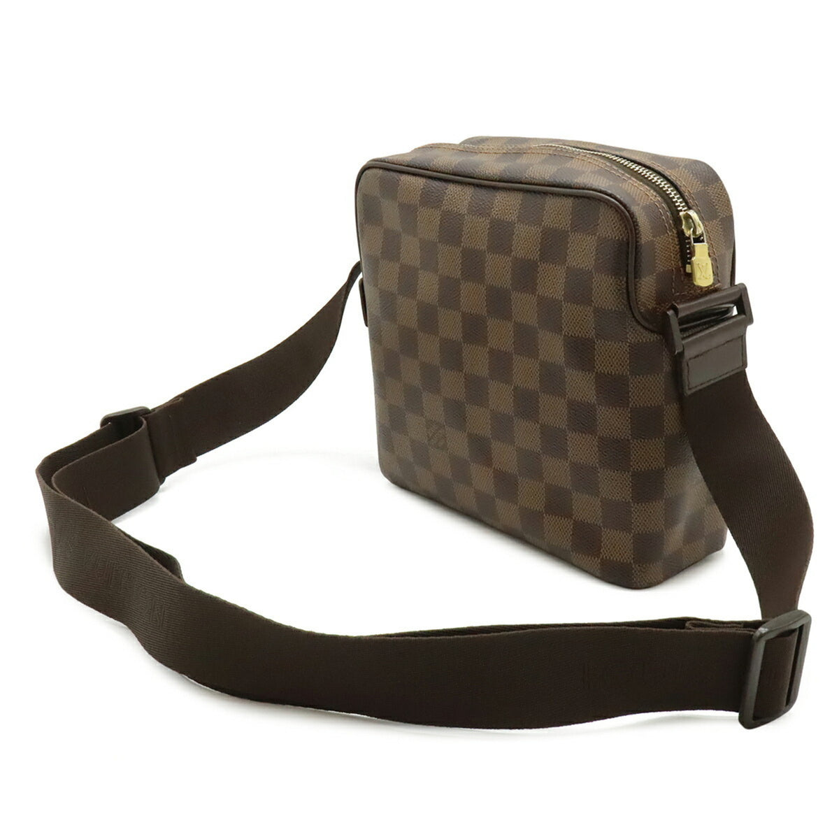 Louis Vuitton Damier Brown Pvc Pochette Shoulder Bag (Pre-Owned)