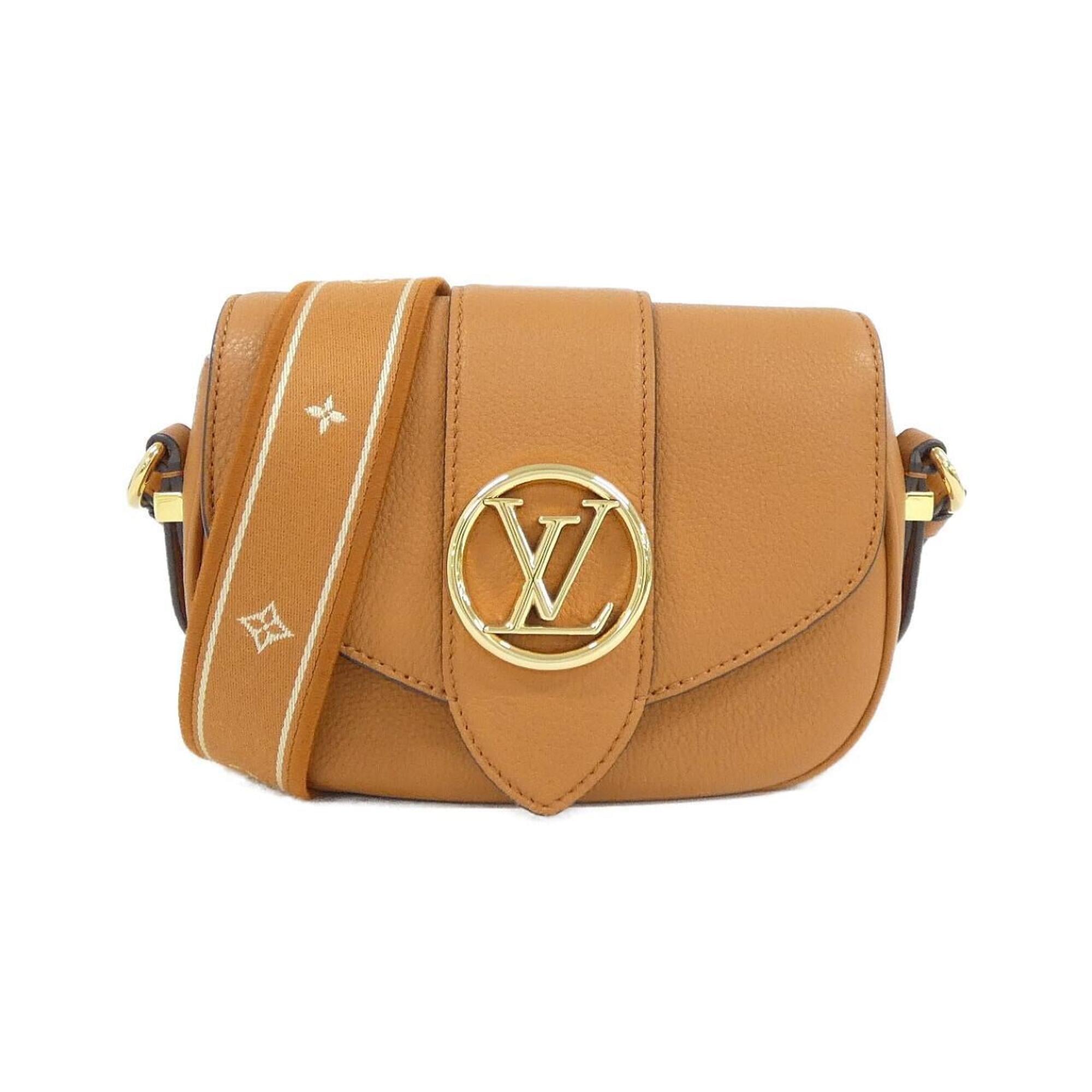 Louis Vuitton Brown Leather Shoulder Bag (Pre-Owned)