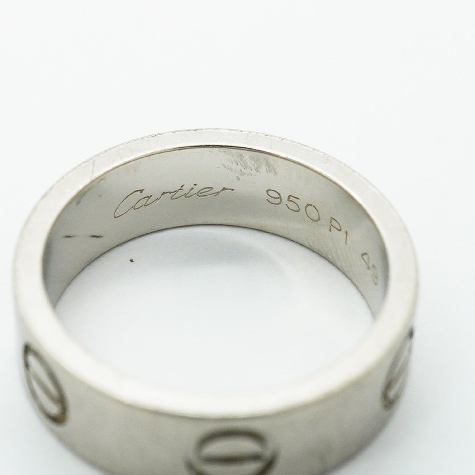 Cartier Platinum 950 Band Ring (Pre-Owned)