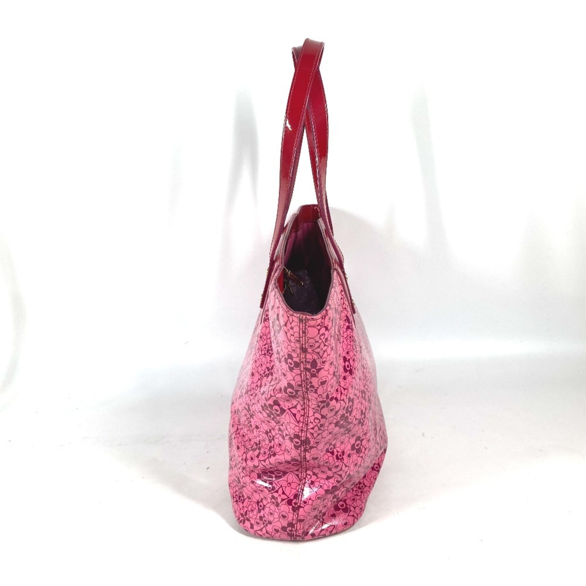 Louis Vuitton Pink Pvc Leather Shoulder Bag Tote Bag (Pre-Owned)