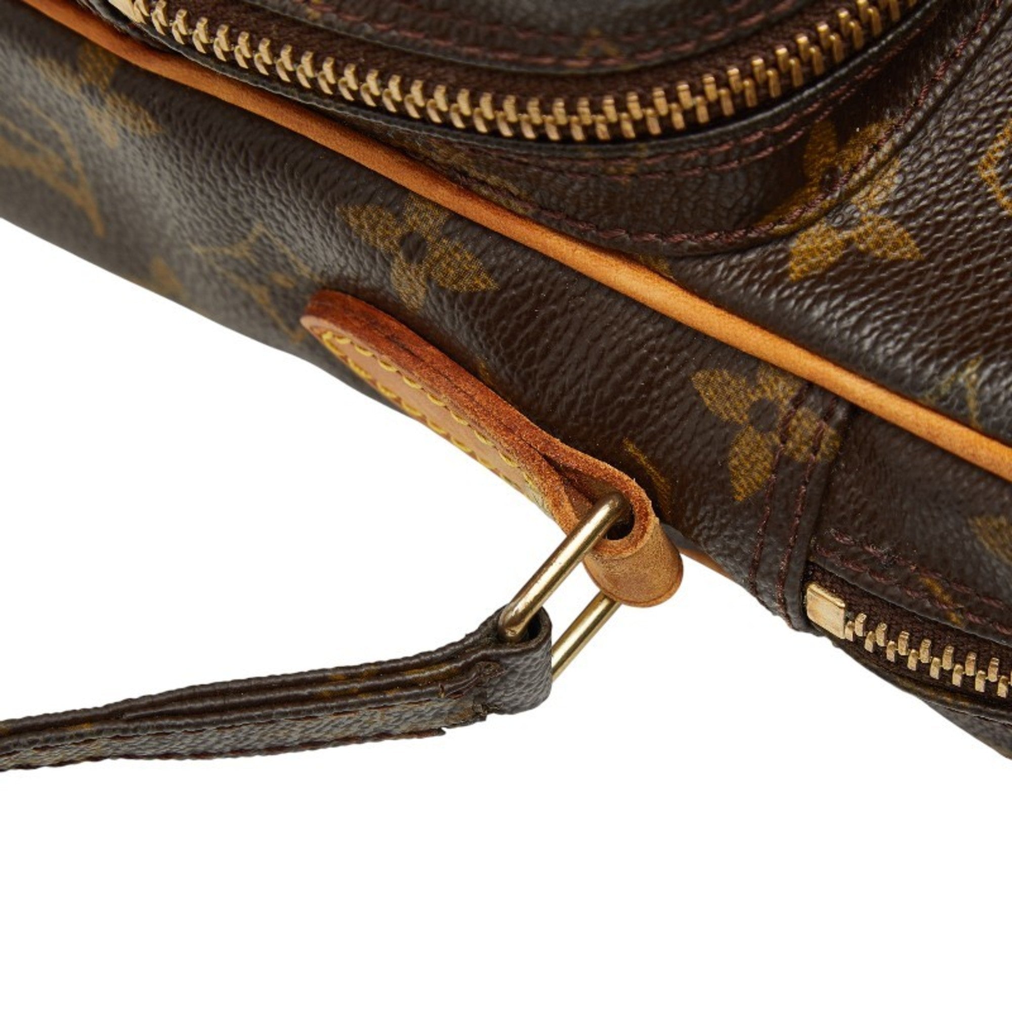 Louis Vuitton Brown Pvc Leather Shoulder Bag (Pre-Owned)