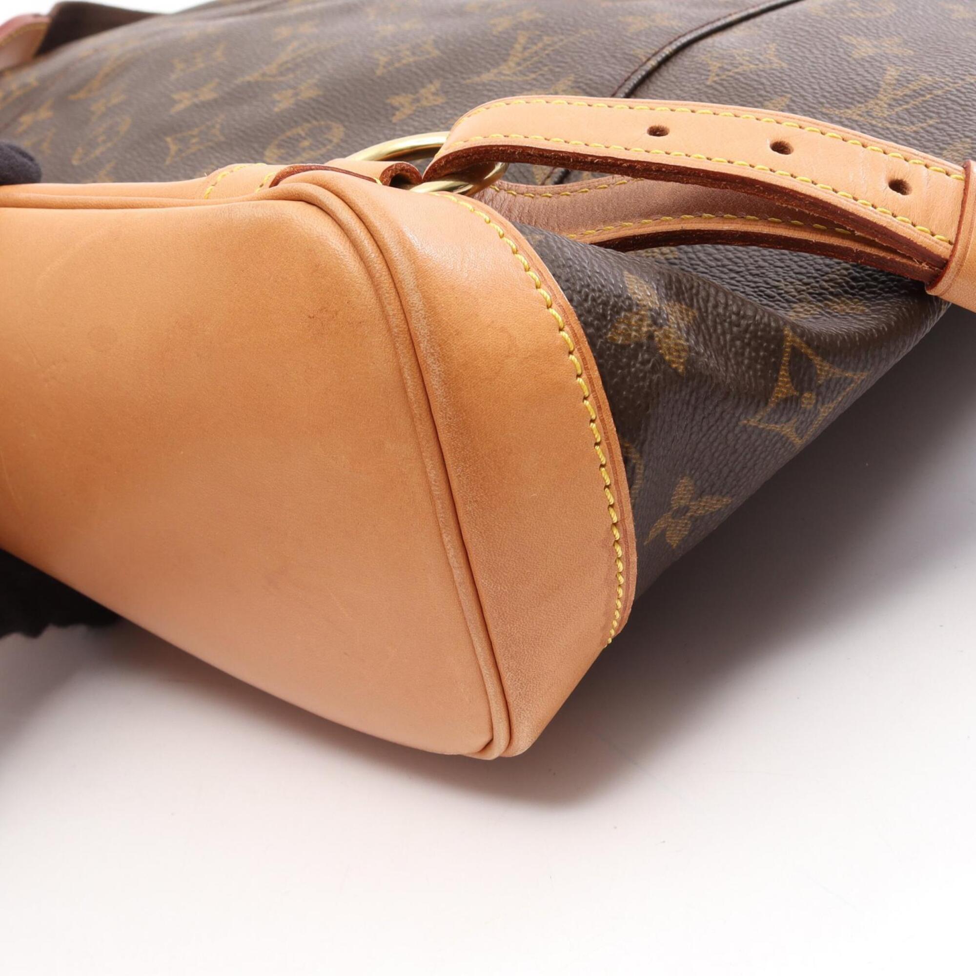 Louis Vuitton Brown Pvc Leather Backpack Handbag (Pre-Owned)