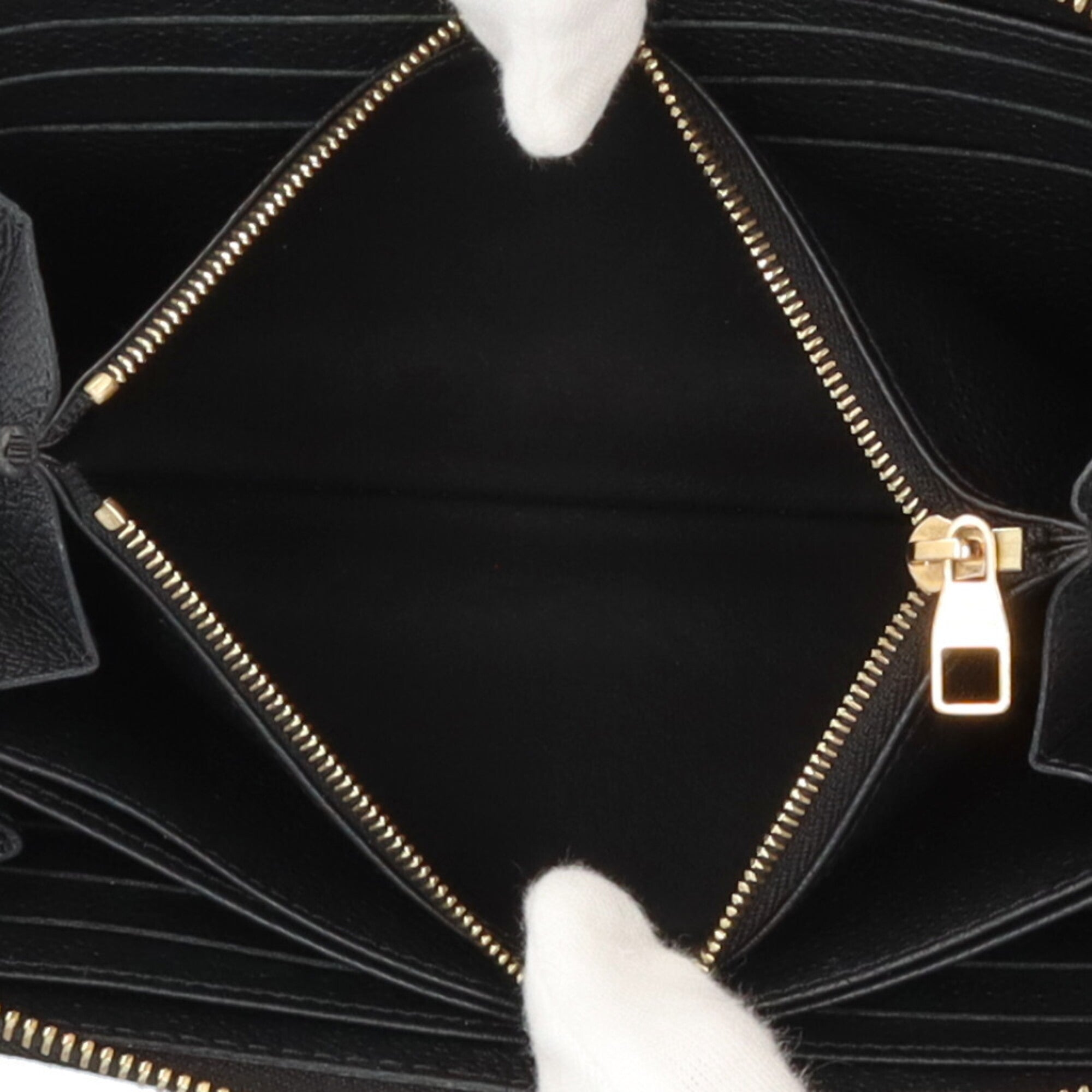 Louis Vuitton Monogram Empreinte Black Noir Monogram Empreinte Long Wallet (Bi-Fold) (Pre-Owned)
