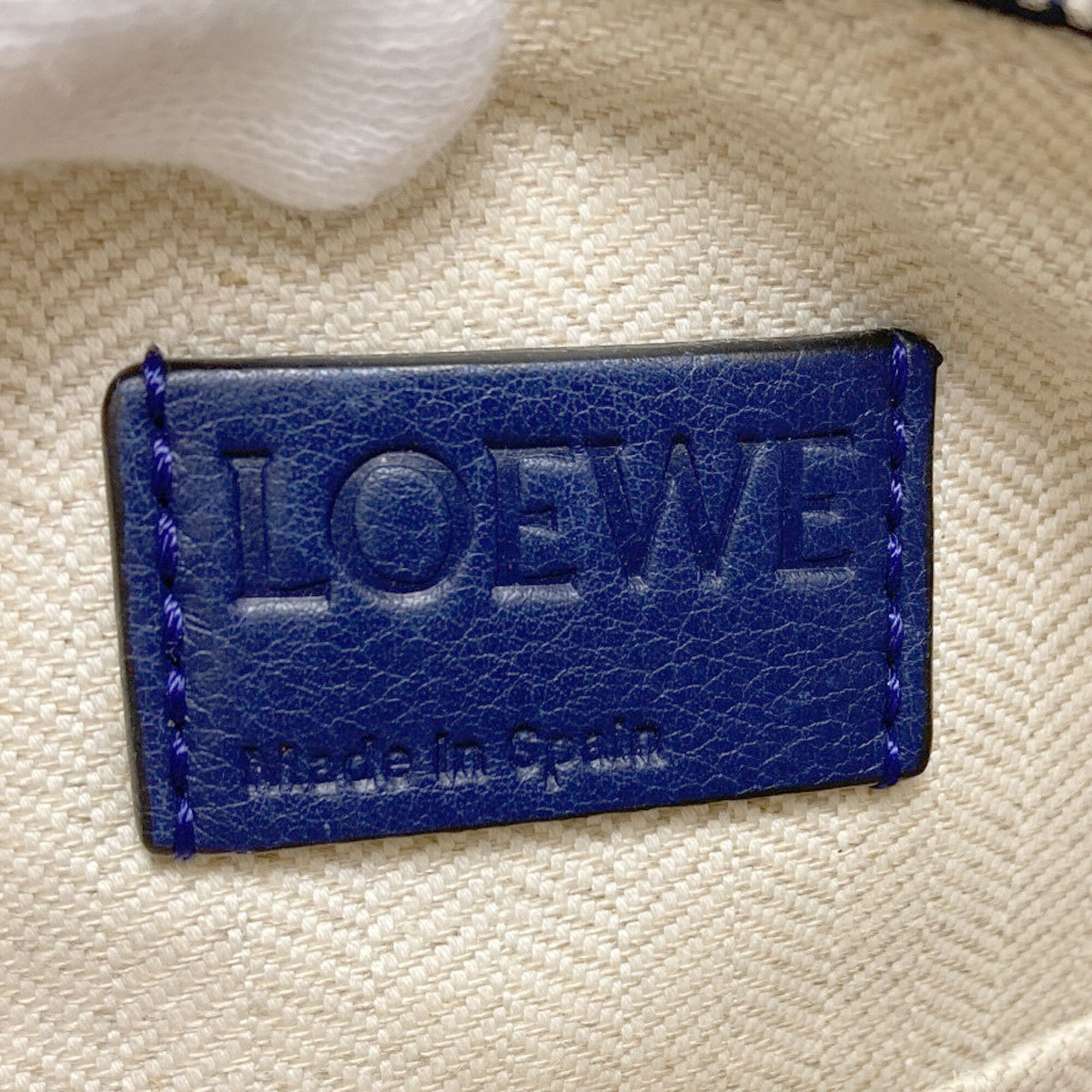 Loewe Puzzle Blue Shoulder Bag (Pre-Owned)