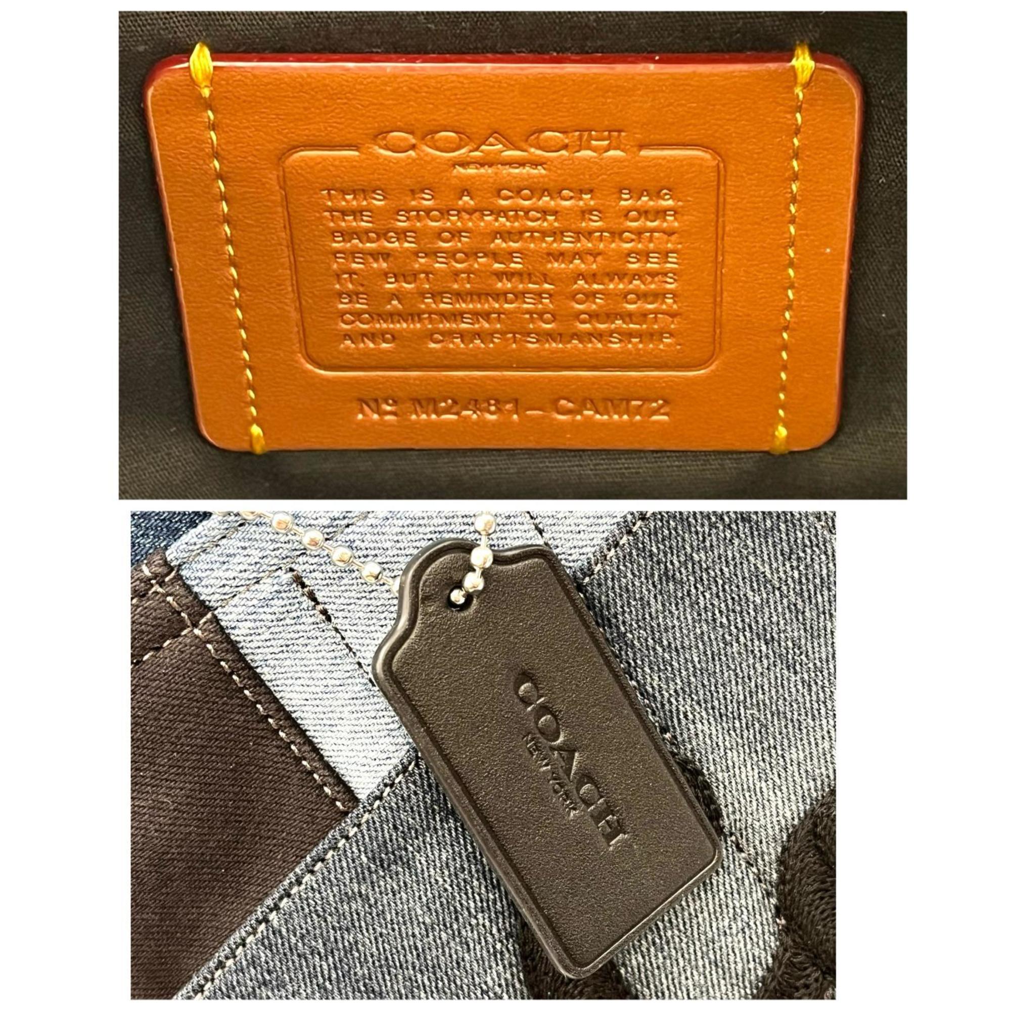 Coach Blue Denim Handbag (Pre-Owned)
