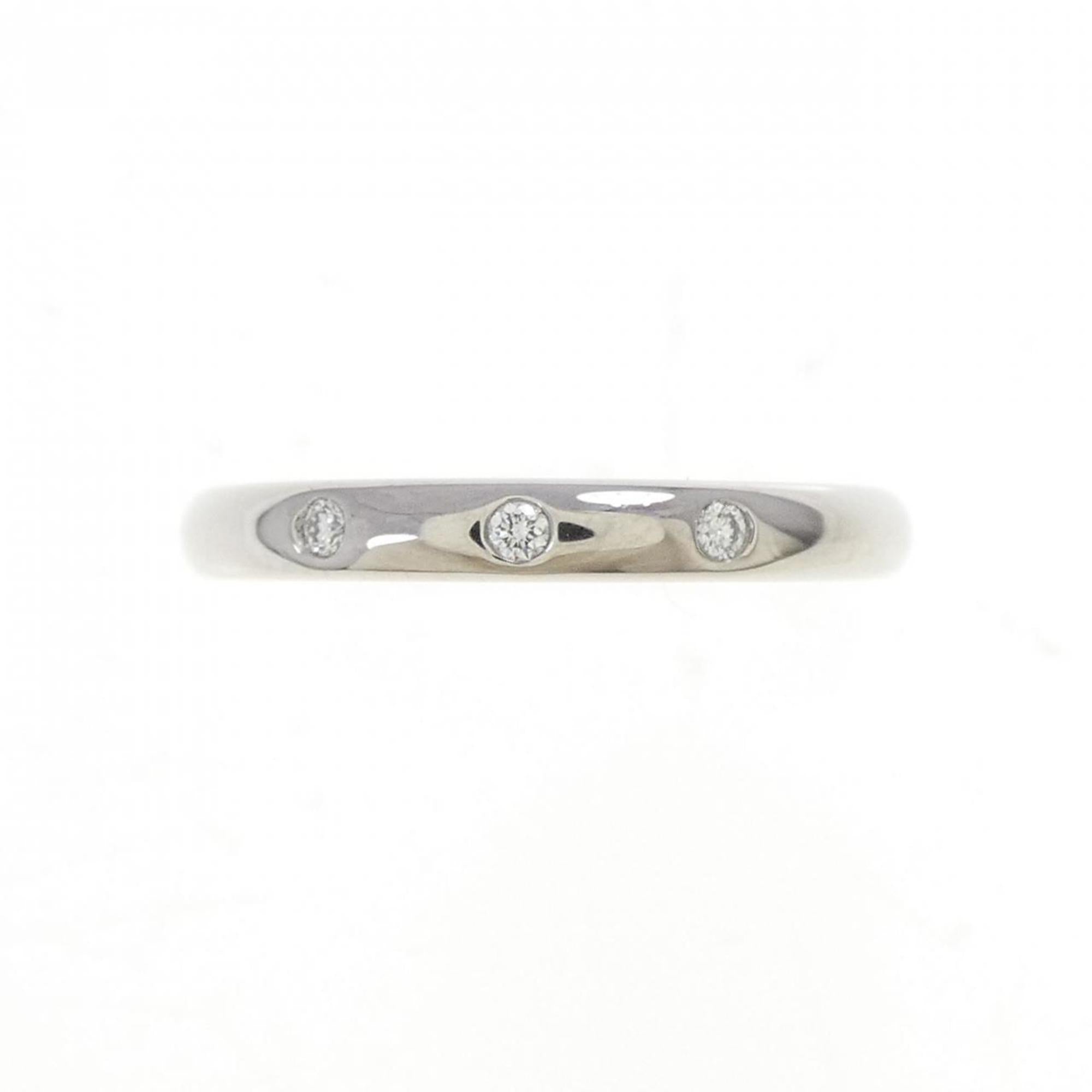 Chanel Platinum 950 Band Ring (Pre-Owned)