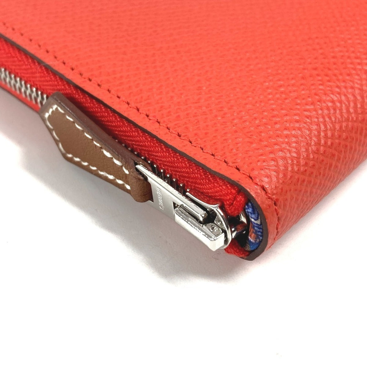 Hermes Capucine Orange Epsom Leather Long Wallet (Bi-Fold) (Pre-Owned)