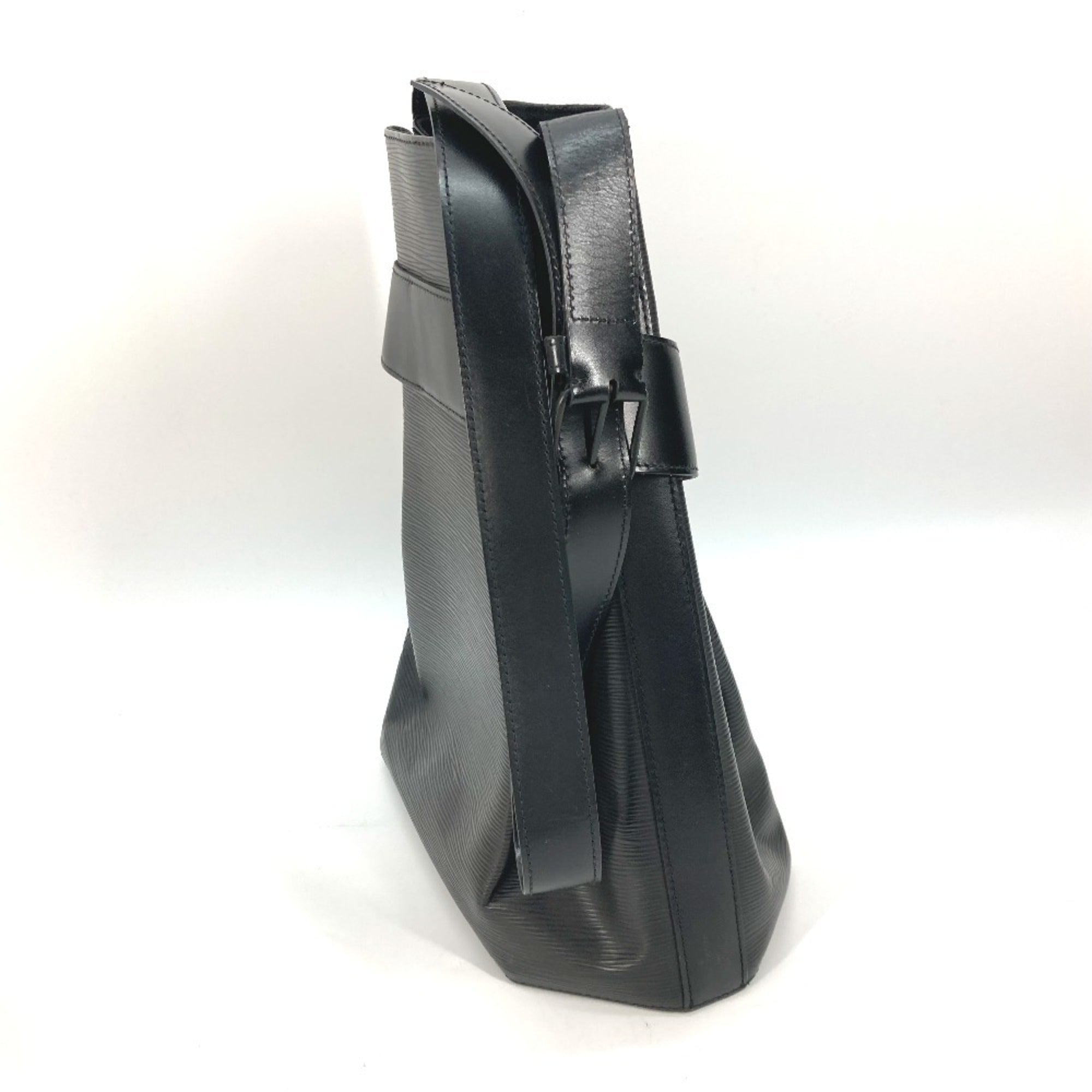 Louis Vuitton Black Noir Epi Leather Pouch Shoulder Bag (Pre-Owned)