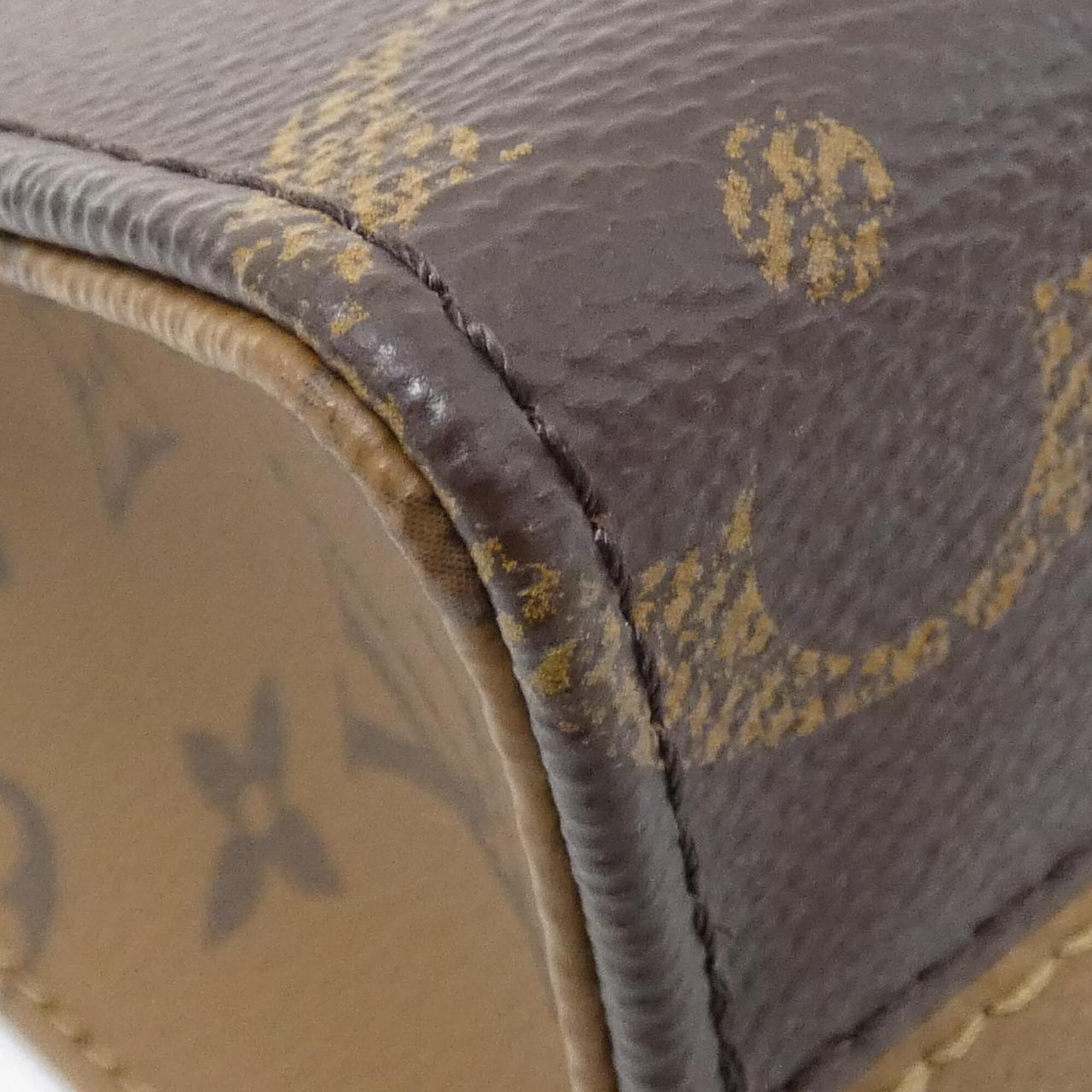 Louis Vuitton Marron Coated Canvas Handbag (Pre-Owned)