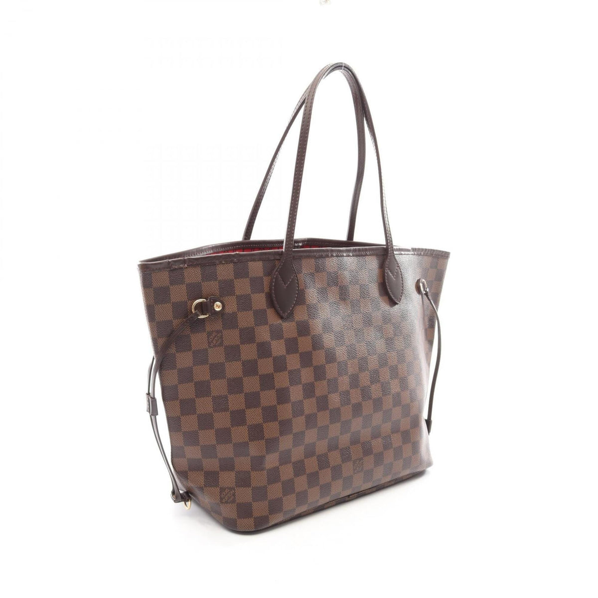 Louis Vuitton Brown Ebene Coated Canvas Damier Canvas Leather Handbag Tote Bag (Pre-Owned)