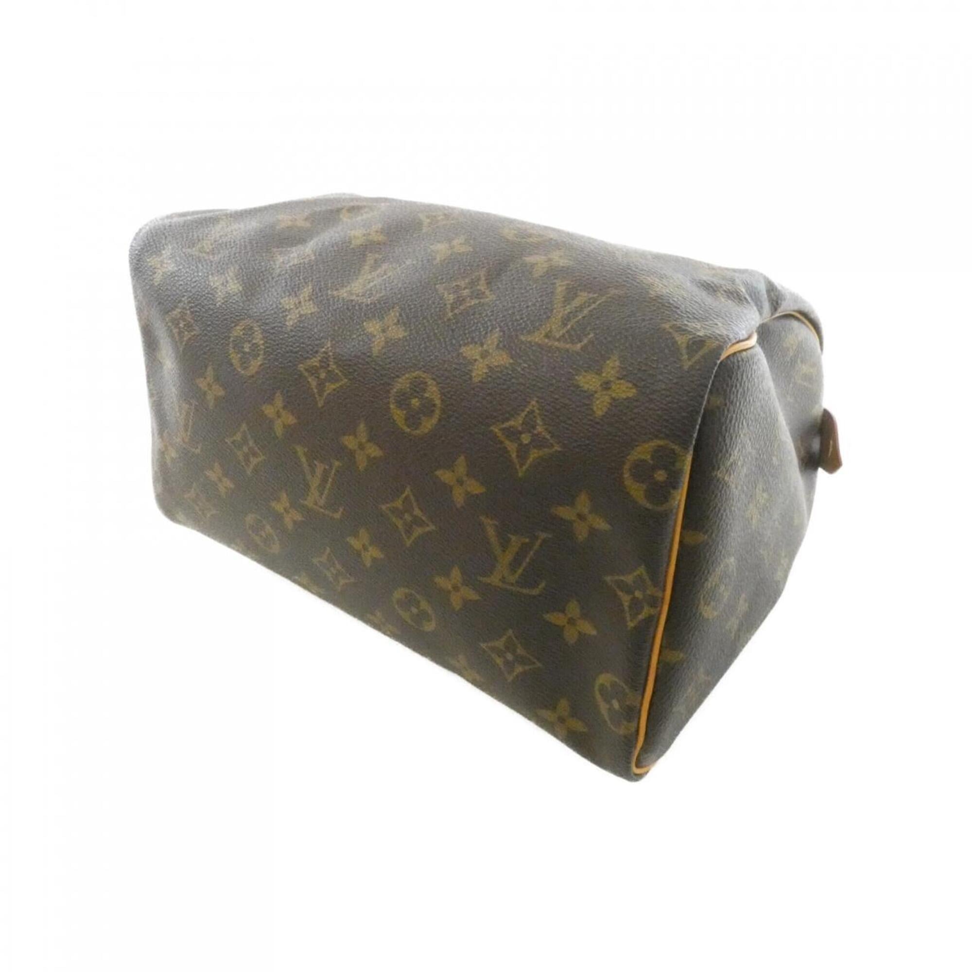 Louis Vuitton Marron Coated Canvas Boston Bag (Pre-Owned)