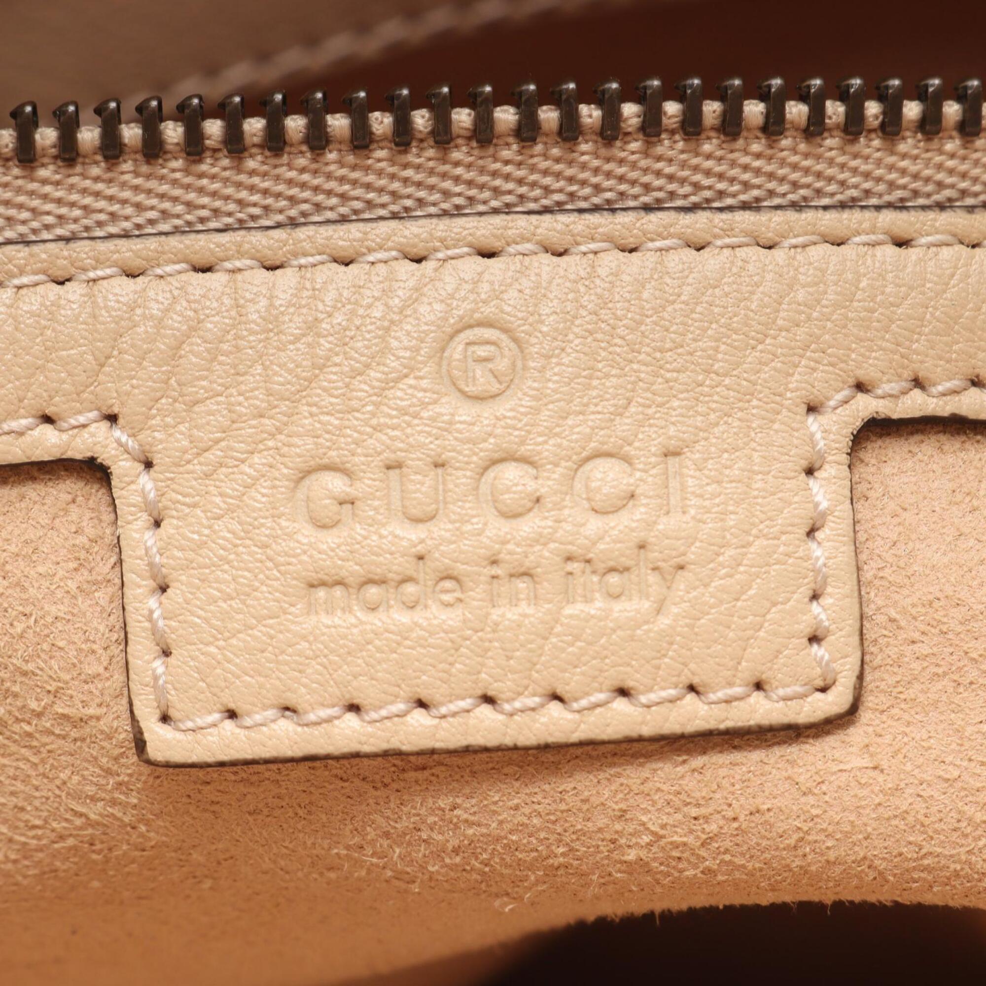 Gucci Beige Leather Handbag (Pre-Owned)