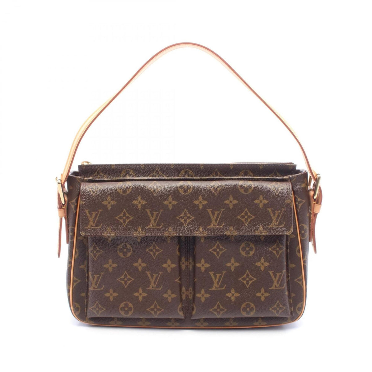 Louis Vuitton Monogram Brown Monogram Leather Shoulder Bag (Pre-Owned)