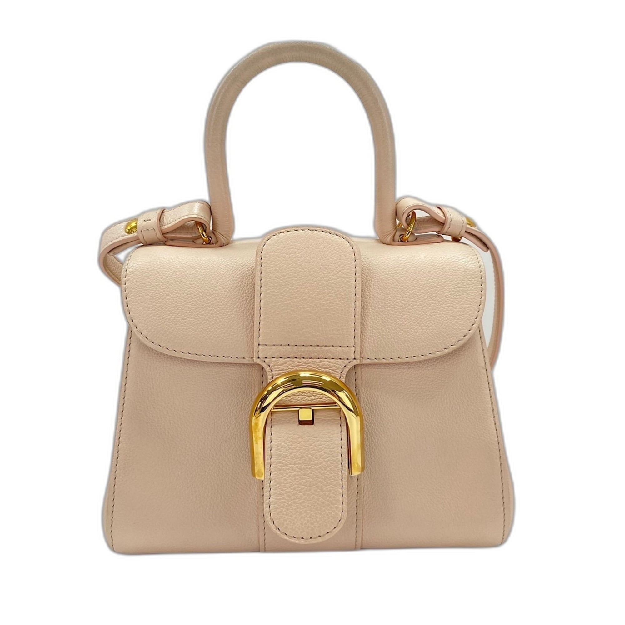Delvaux Pink Handbag Shoulder Bag (Pre-Owned)