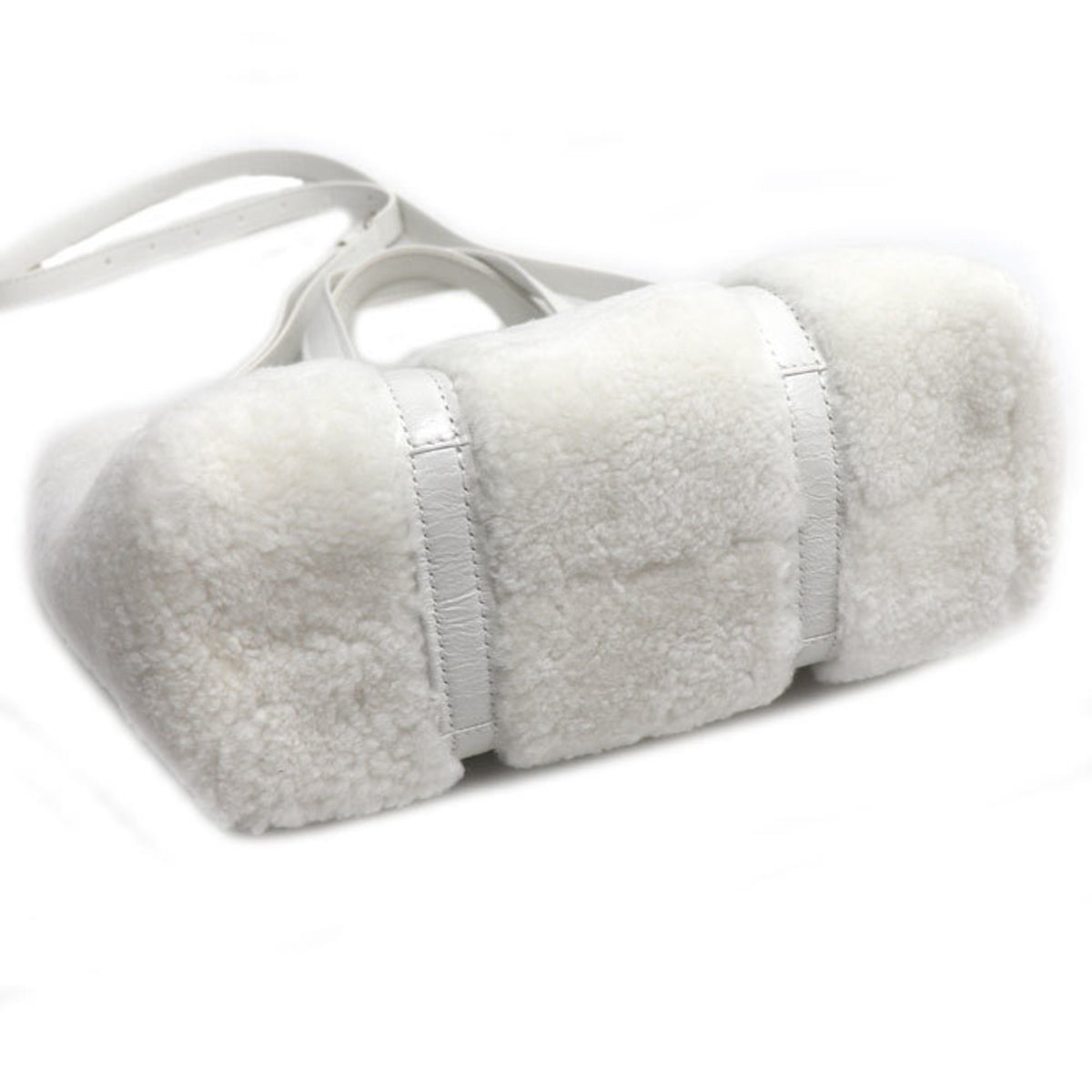 Balenciaga White Leather Shoulder Bag (Pre-Owned)