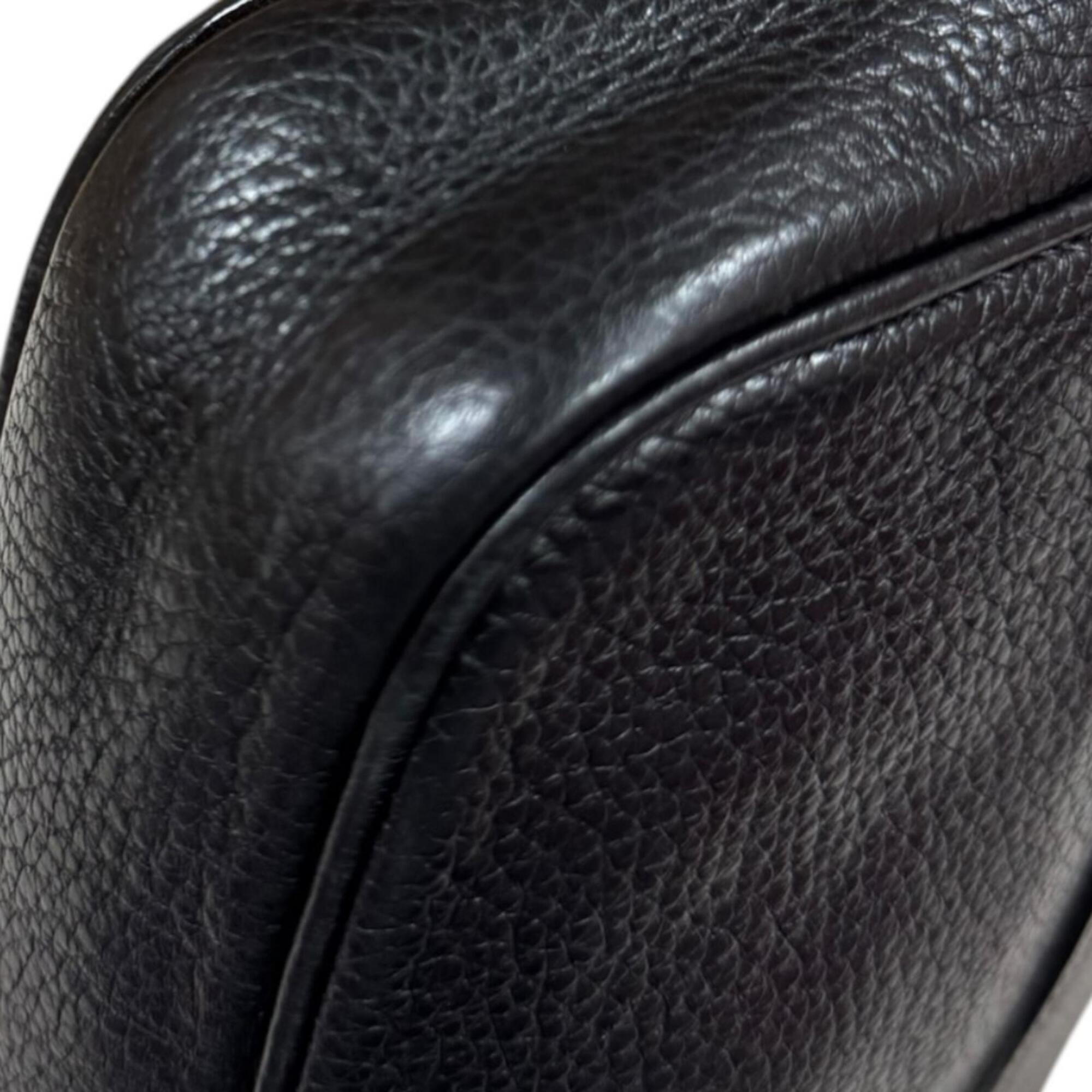 Gucci Black Leather Shoulder Bag (Pre-Owned)